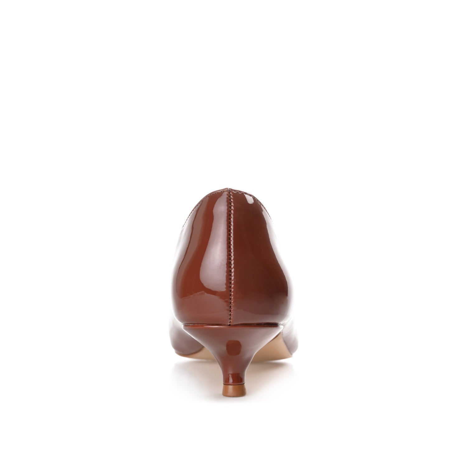 RUMI POINTED TOE KITTEN HEELS IN WIDE - Brown