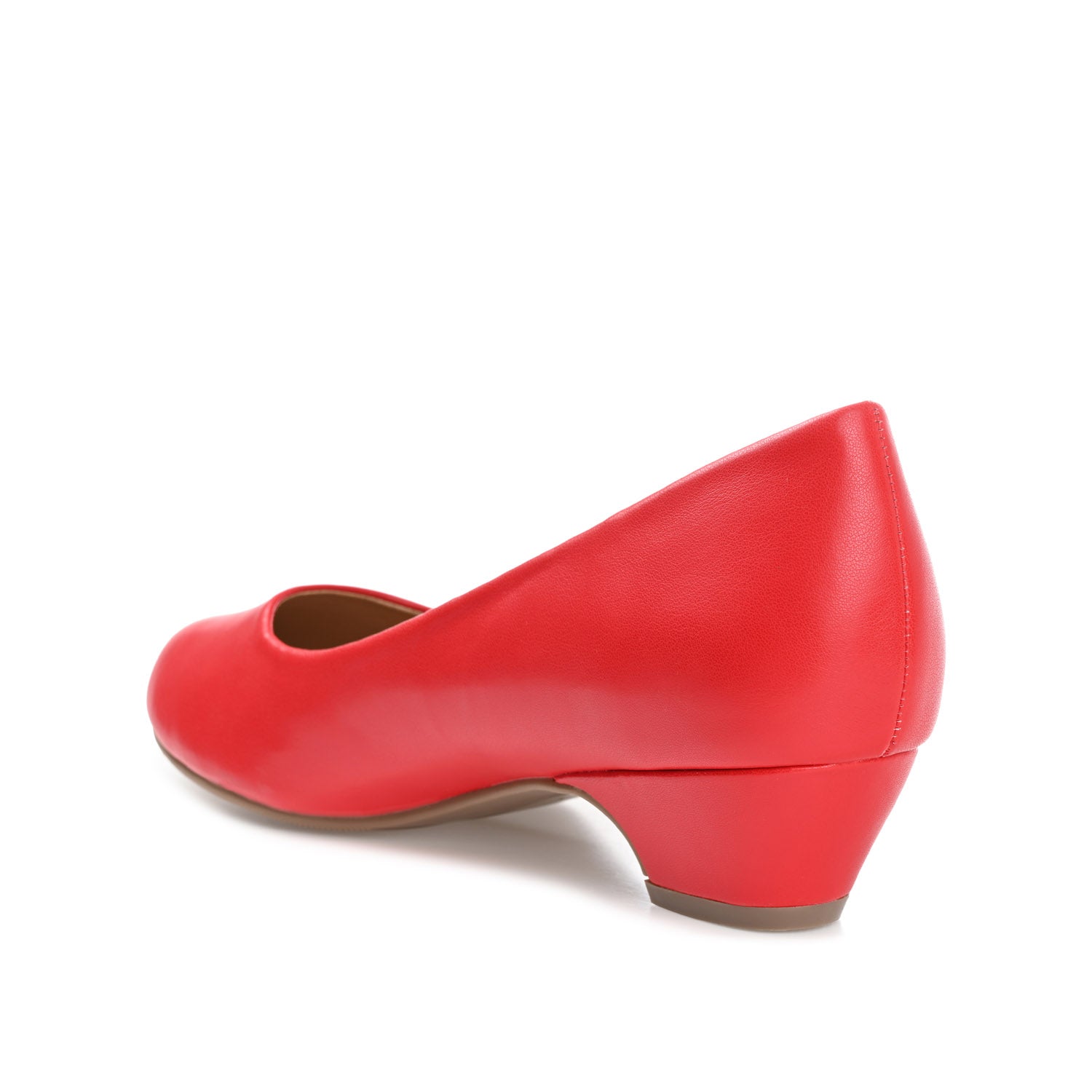 SAAR LOW PUMP HEELS IN NARROW - Red