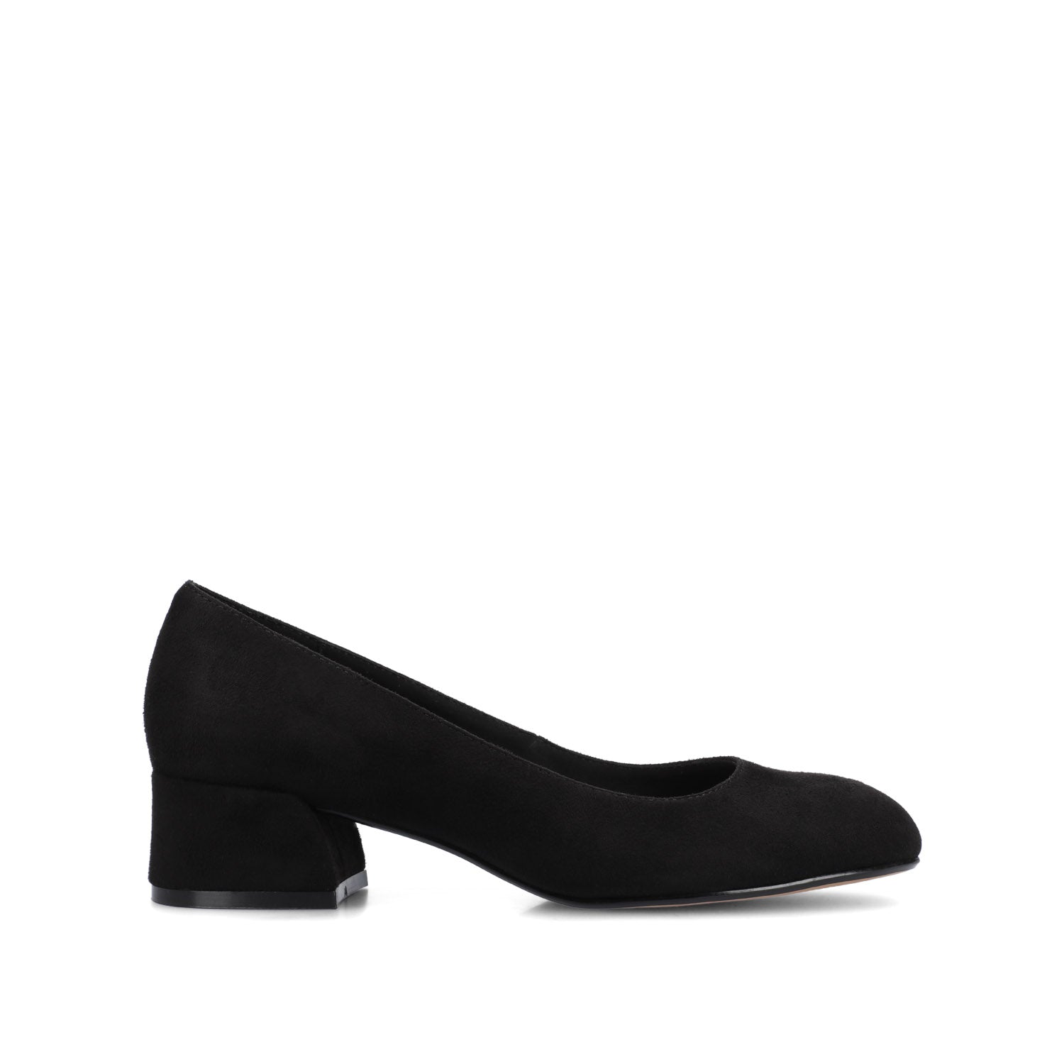 SAAR II LOW PUMP HEELS IN STATEMENT - Black Suede