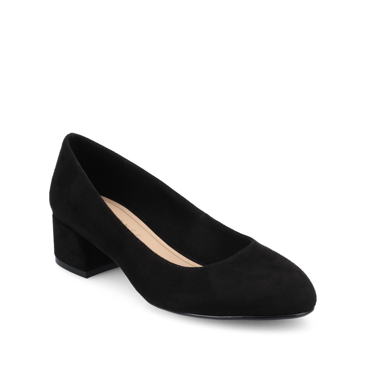 SAAR II LOW PUMP HEELS STATEMENT IN WIDE - Black Suede
