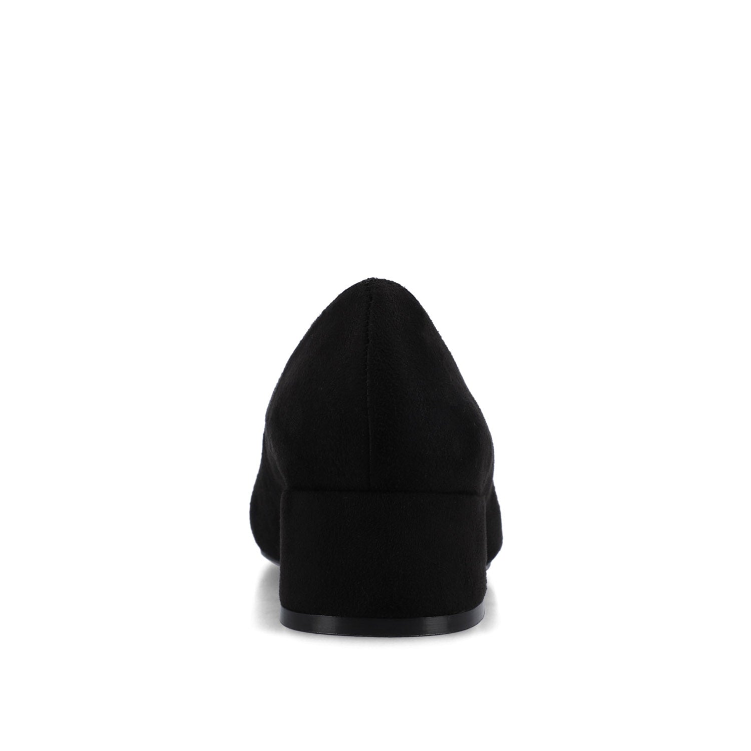 SAAR II LOW PUMP HEELS STATEMENT IN WIDE - Black Suede