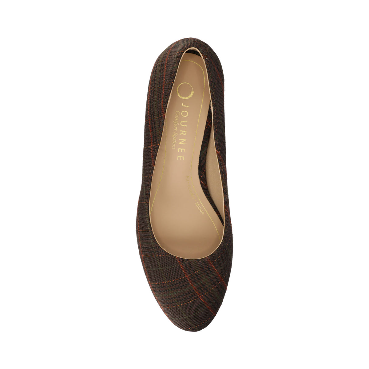 SAAR II LOW PUMP HEELS IN STATEMENT - Brown Plaid
