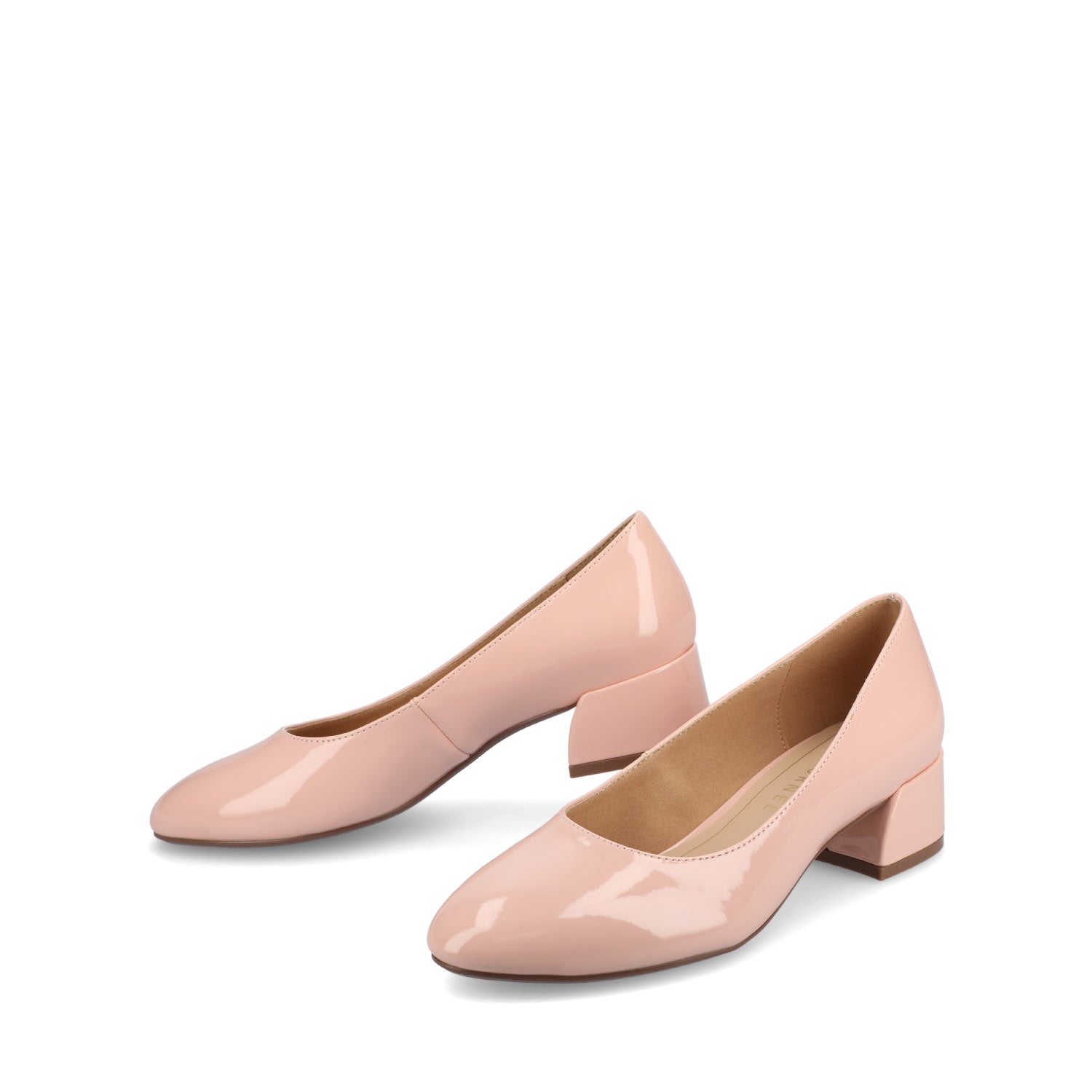 SAAR II LOW PUMP HEELS IN PATENT - Pink Patent