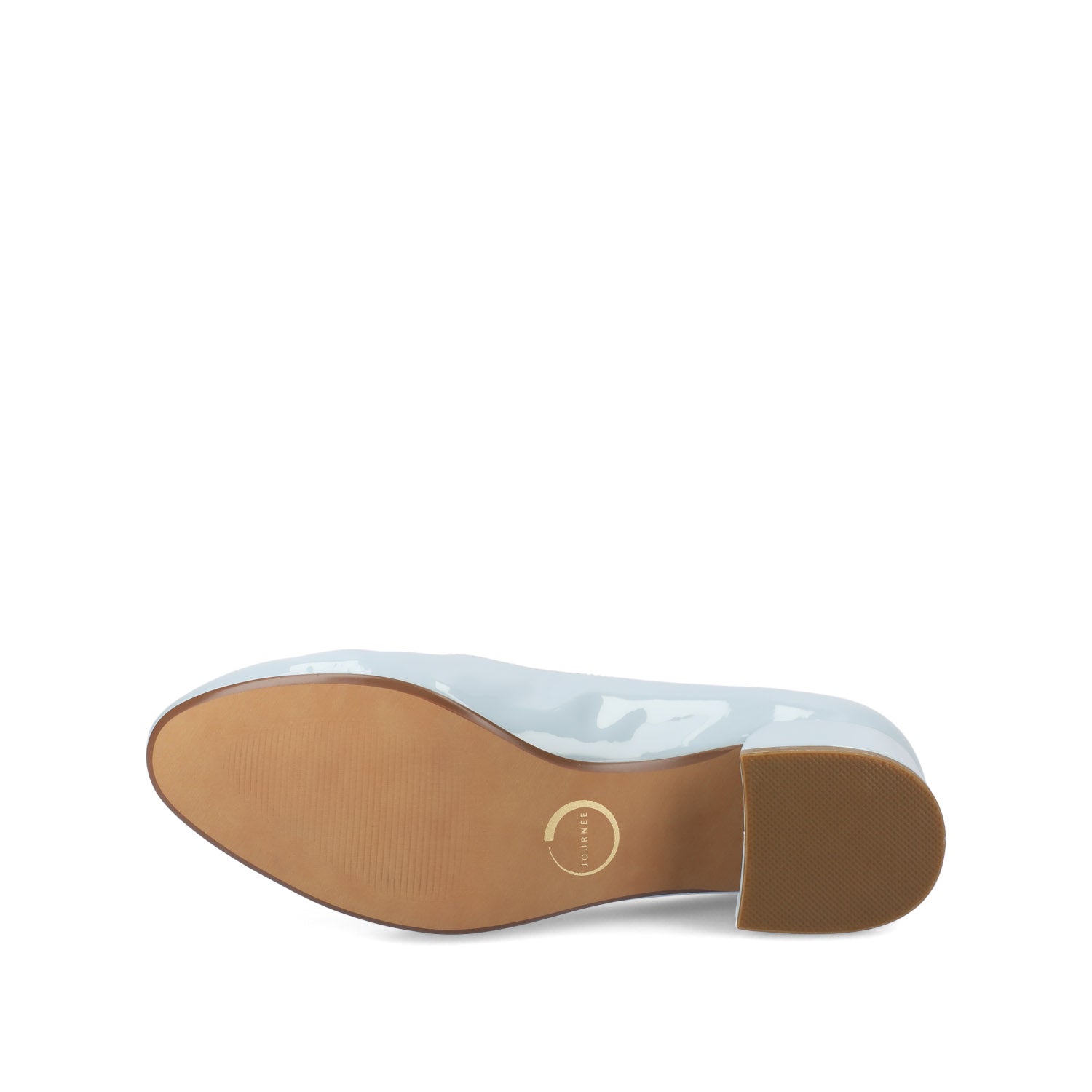SAAR II LOW PUMP HEELS IN PATENT - Blue Patent