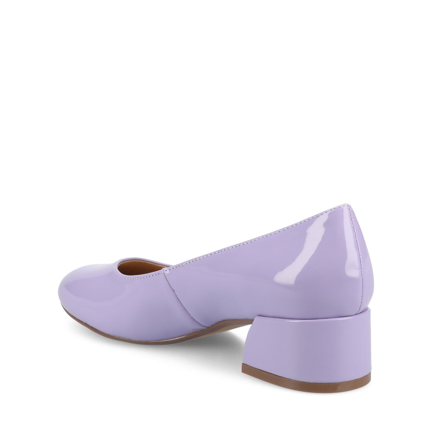 SAAR II LOW PUMP HEELS IN PATENT - Lilac Patent