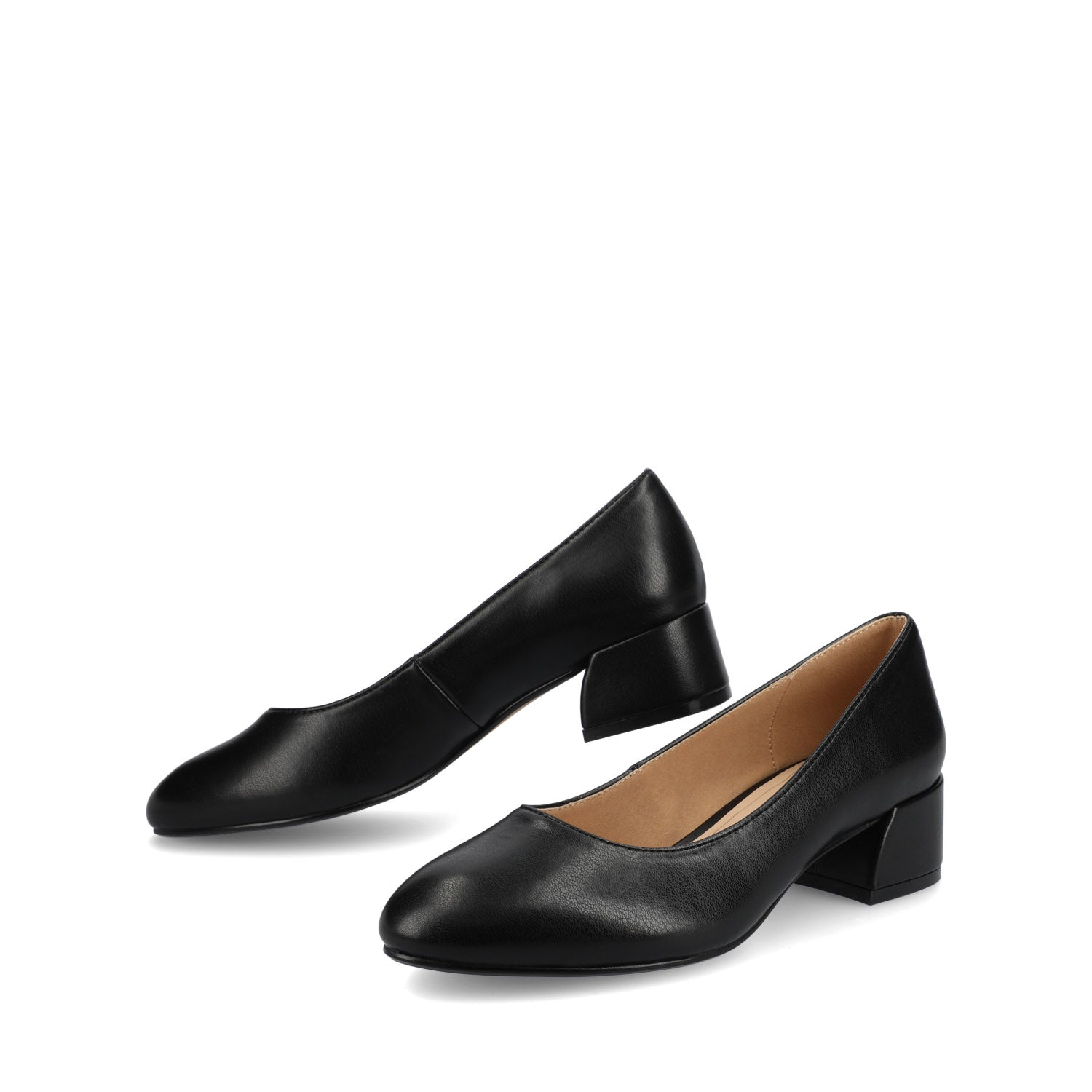 SAAR II VEGAN LEATHER PUMP HEELS IN WIDE