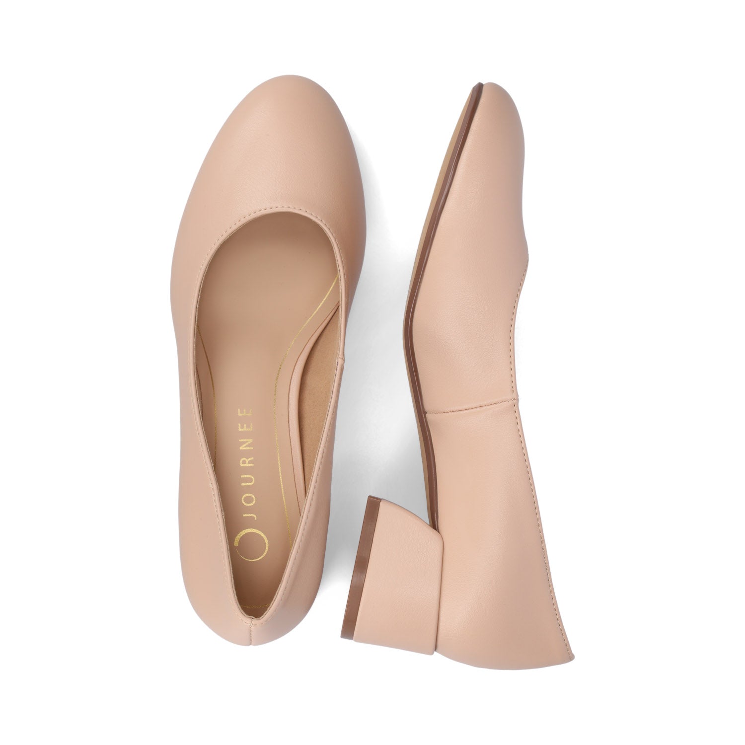 SAAR II VEGAN LEATHER PUMP HEELS IN WIDE