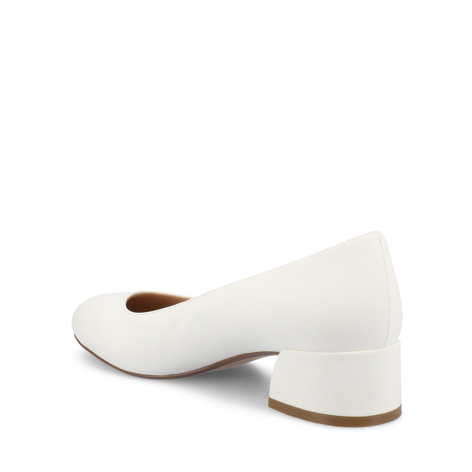 SAAR II VEGAN LEATHER PUMP HEELS IN WIDE