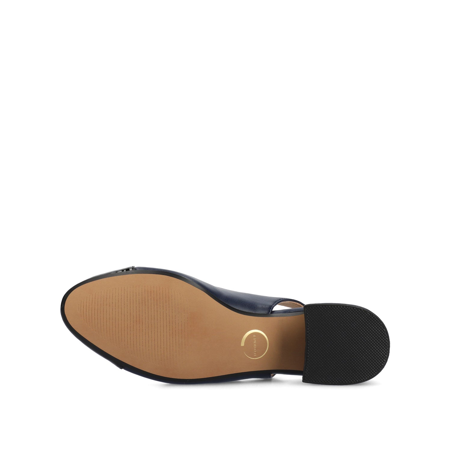 SAMMIE BLOCK HEELS IN VEGAN LEATHER - Navy PU