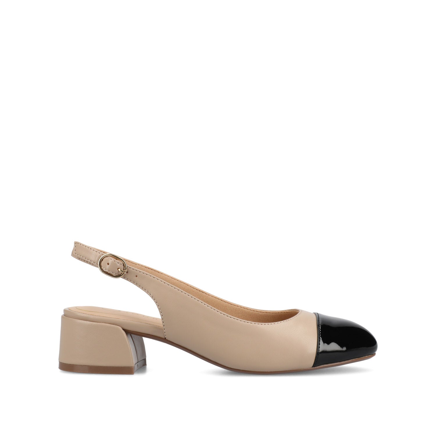 SAMMIE BLOCK HEELS IN VEGAN LEATHER