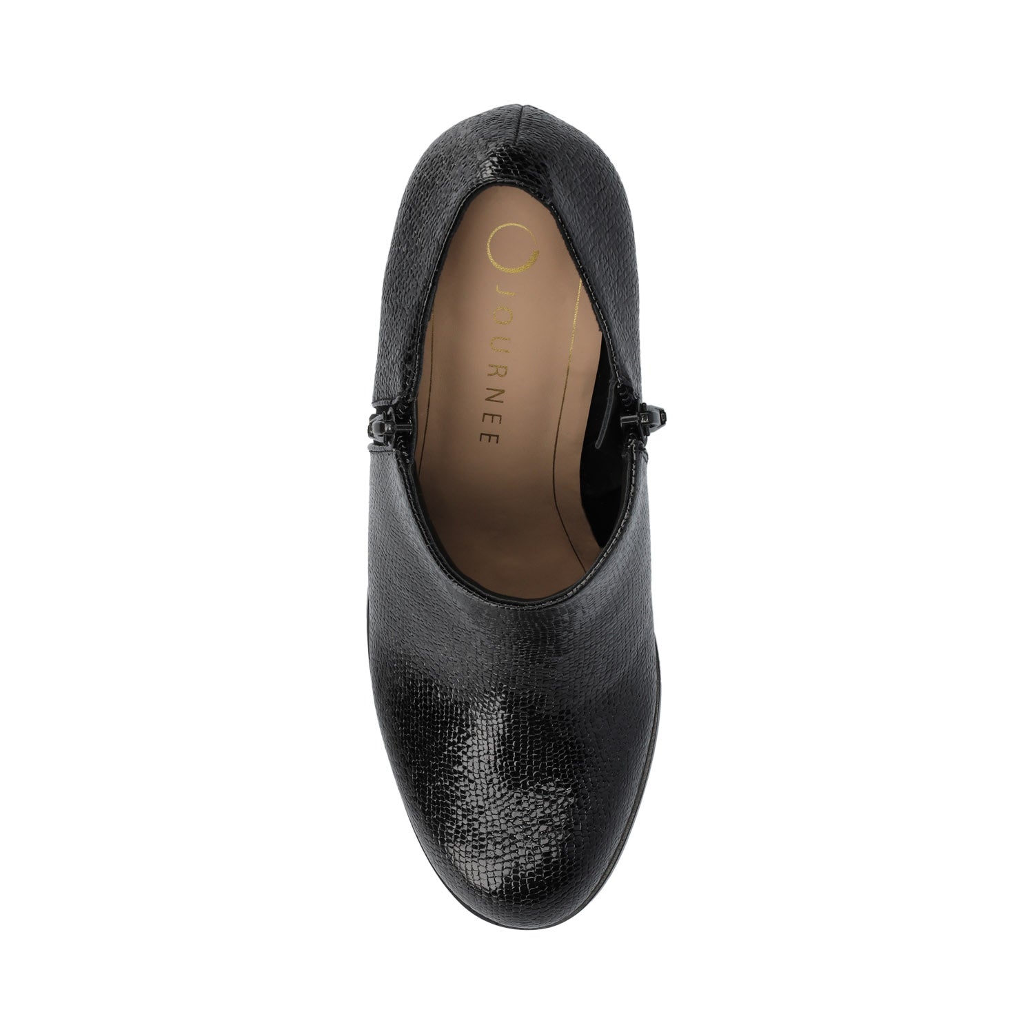 SANZI ZIP-UP BOOTIES IN FAUX SUEDE
