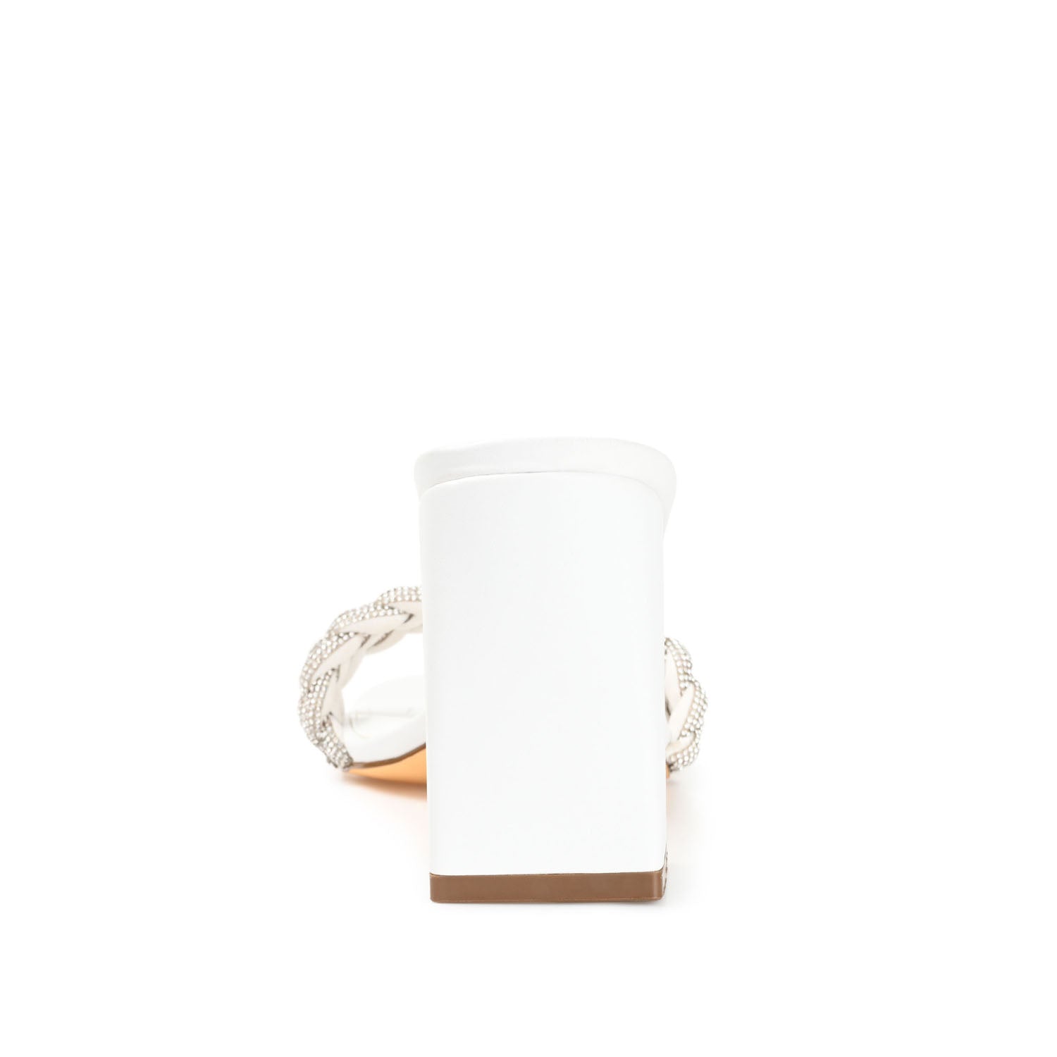 SASHAA TOE BAND HEELS IN VEGAN LEATHER