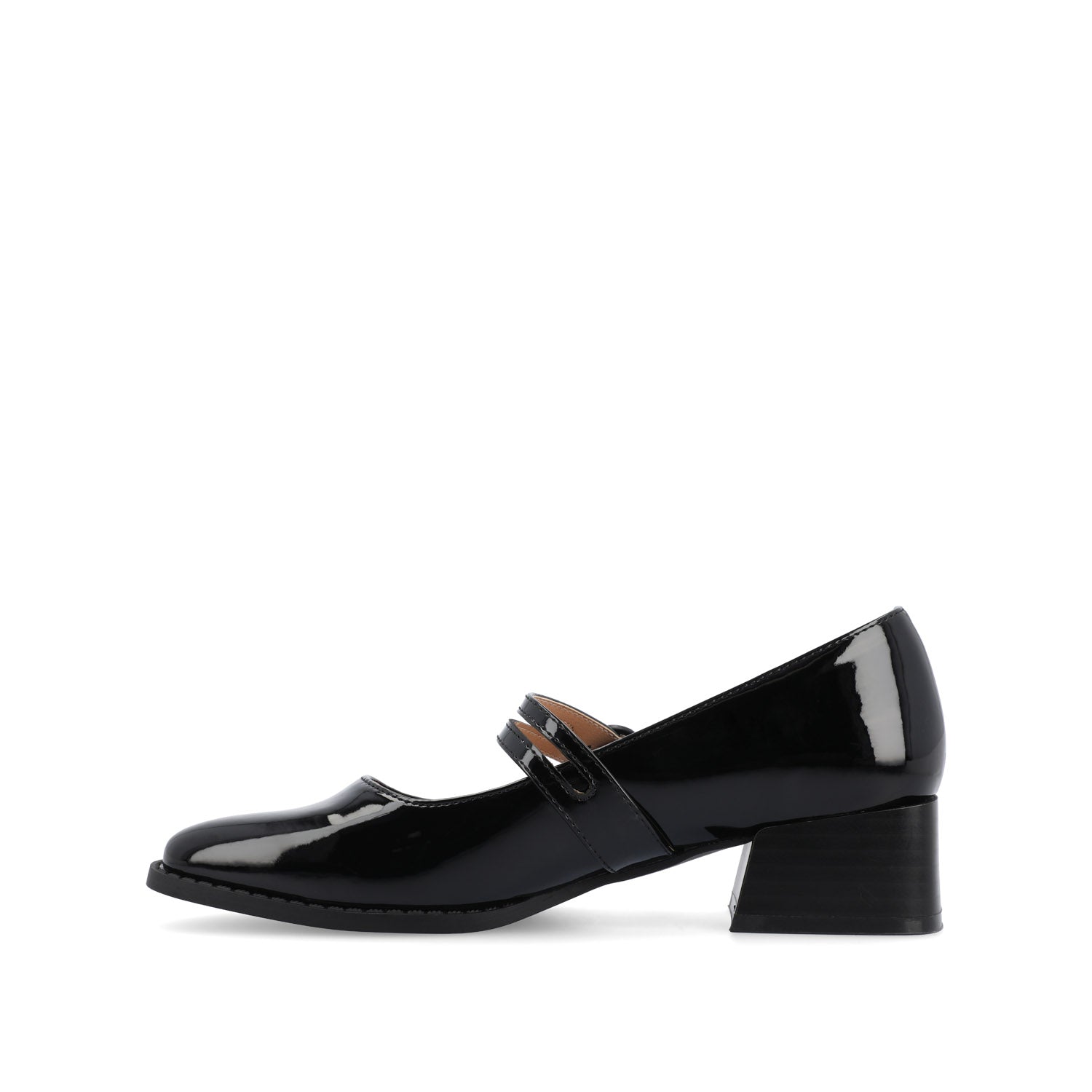 SAVVI MARY JANE PUMP HEELS IN VEGAN LEATHER