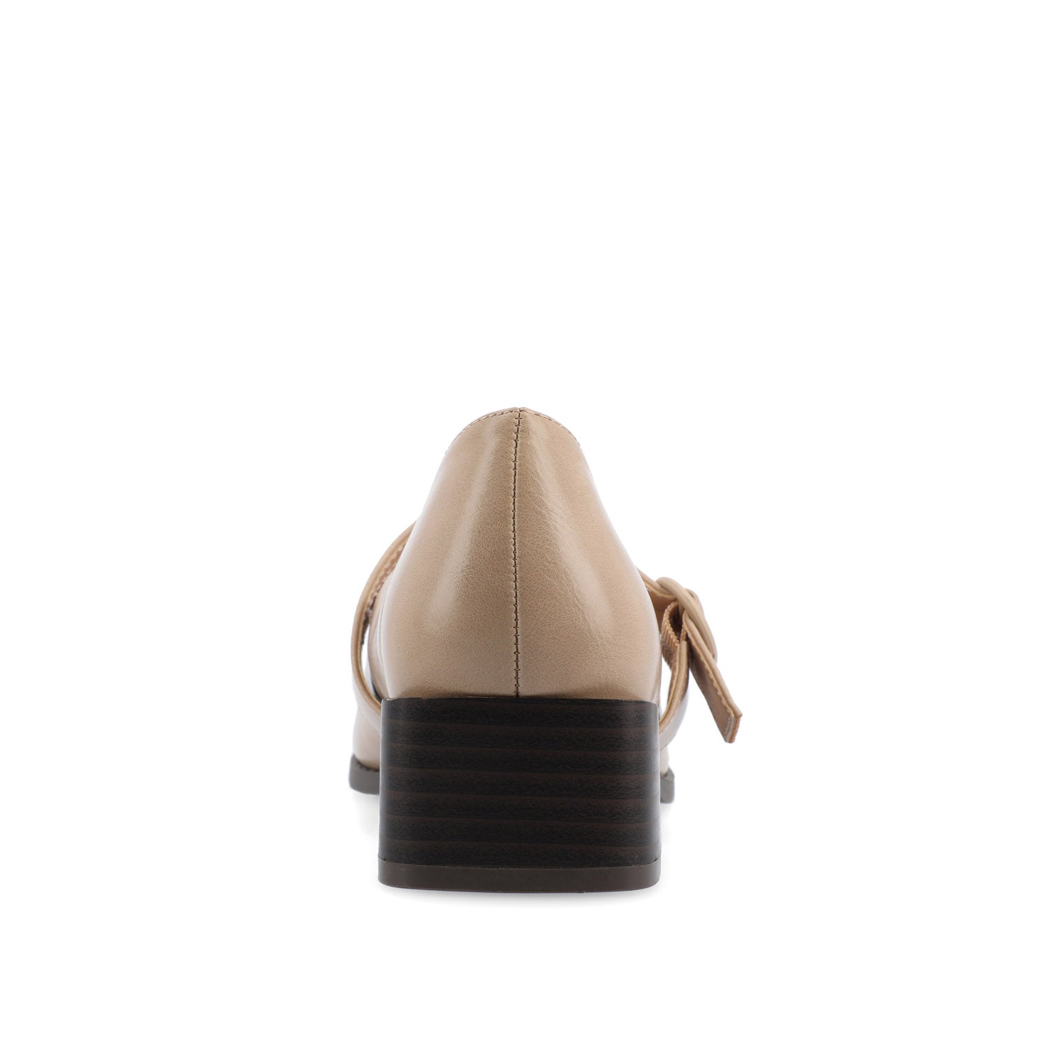 SAVVI MARY JANE PUMP HEELS IN VEGAN LEATHER