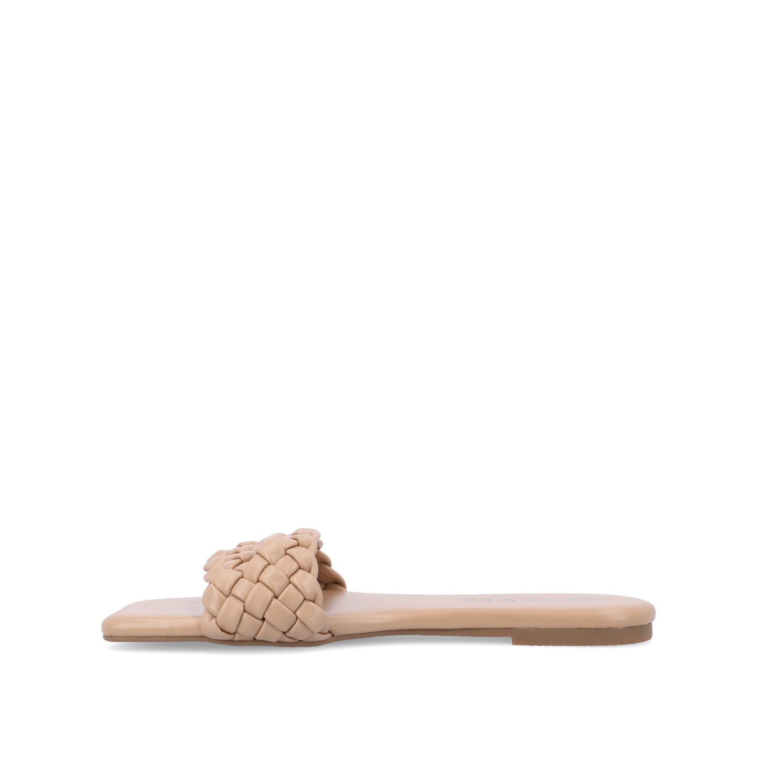 SAWYERR STATEMENT SLIDE SANDALS IN WIDE - Beige
