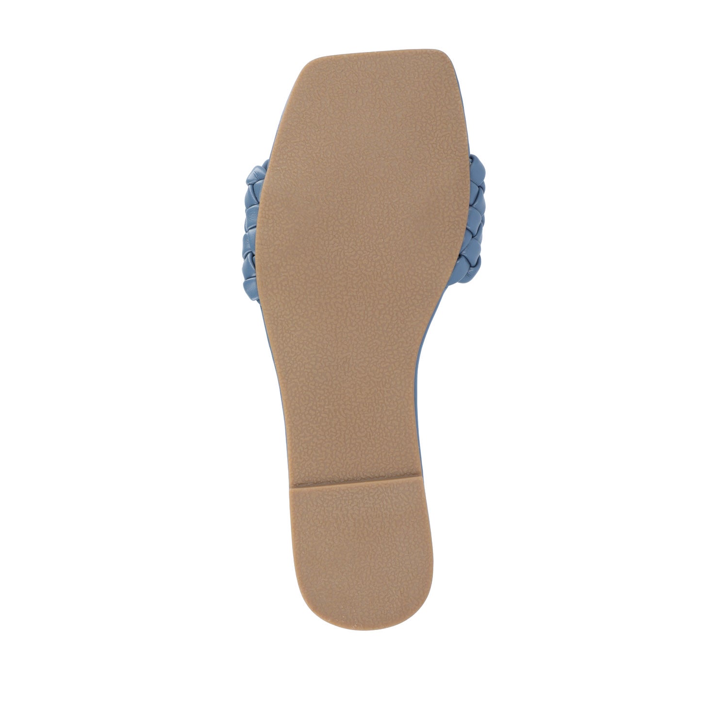 SAWYERR SLIDE SANDALS IN VEGAN LEATHER - Blue