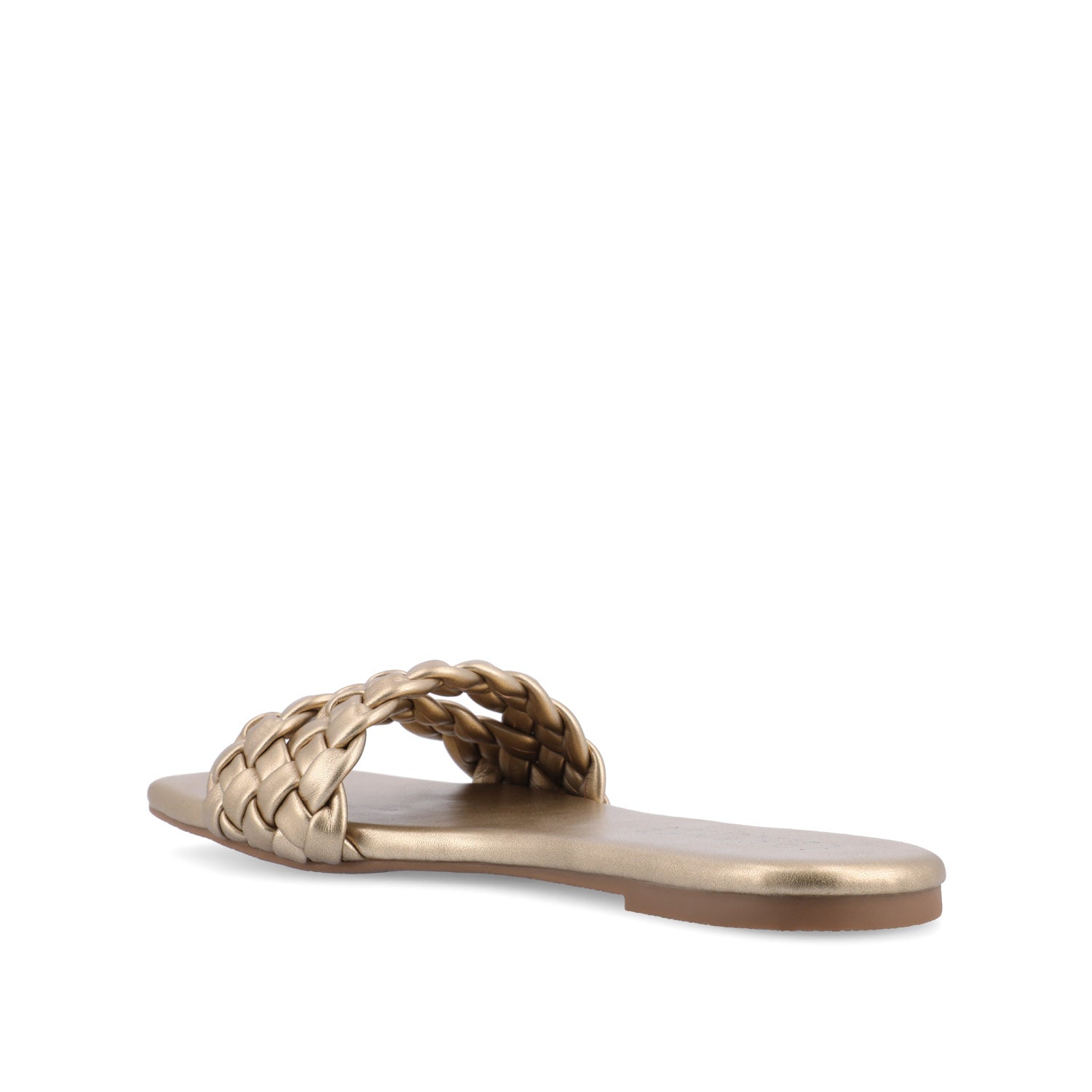 SAWYERR SLIDE SANDALS IN STATEMENT - Gold
