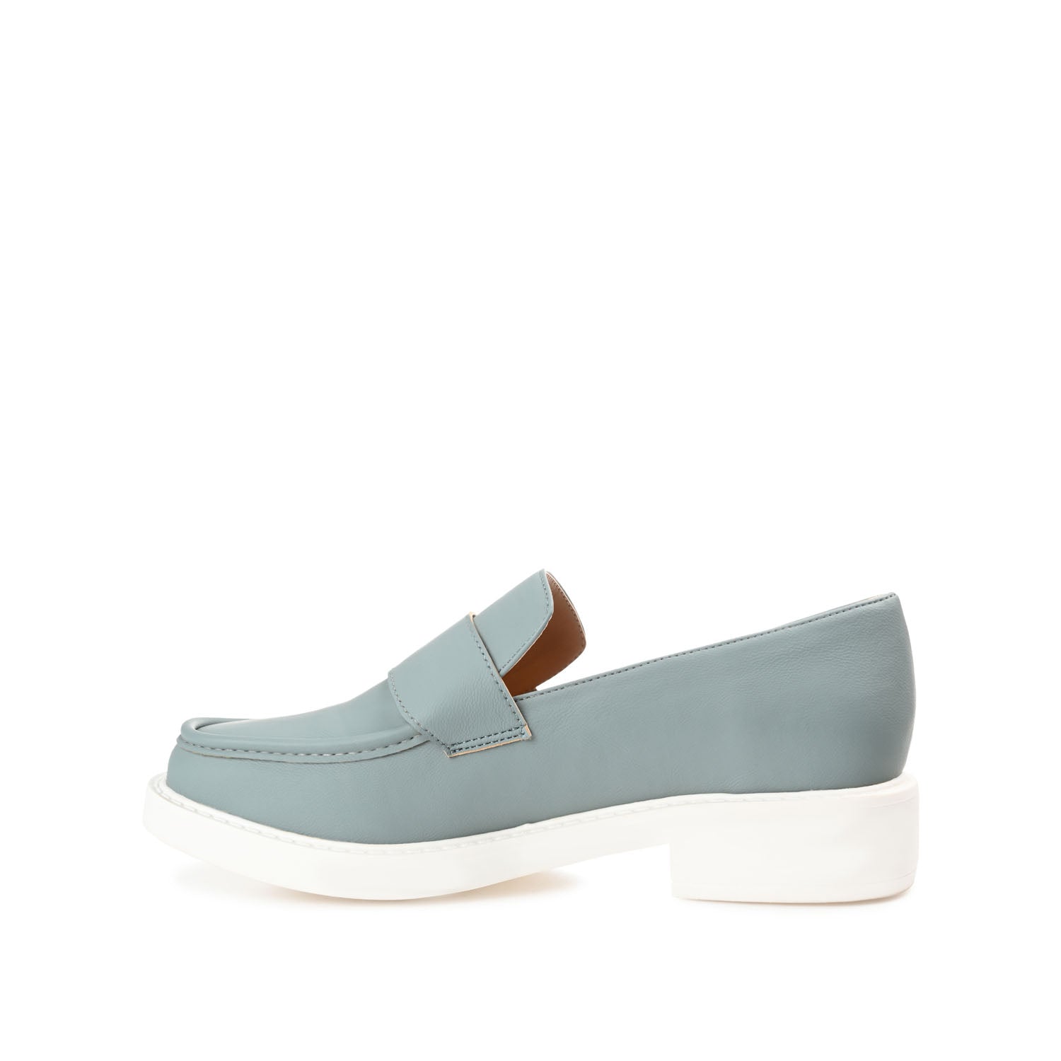 SAYDEE LOAFER FLATS IN VEGAN LEATHER - Blue