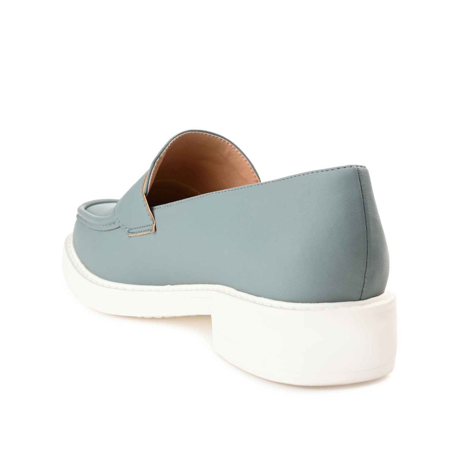 SAYDEE LOAFER FLATS IN VEGAN LEATHER - Blue