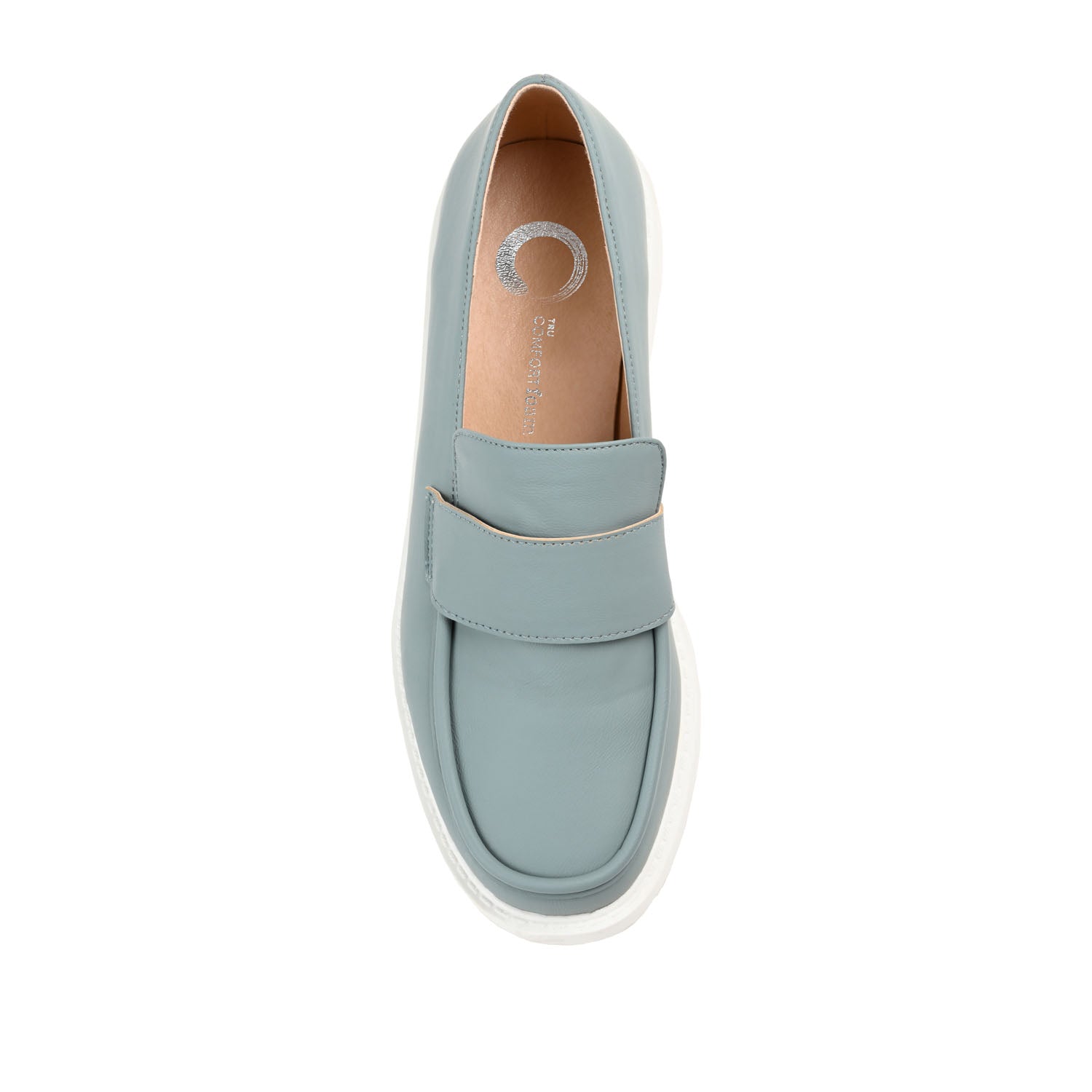 SAYDEE LOAFER FLATS IN VEGAN LEATHER - Blue