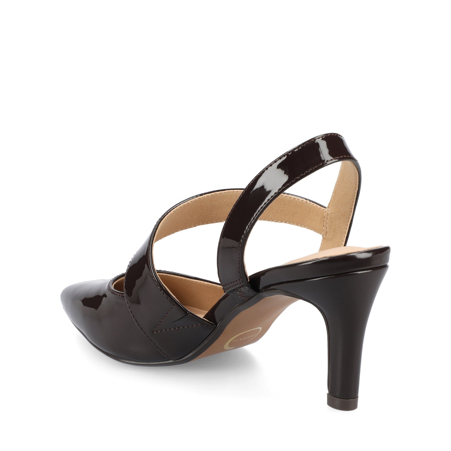 SCARLETT STILETTO HEELS IN PATENT - Patent Chocolate