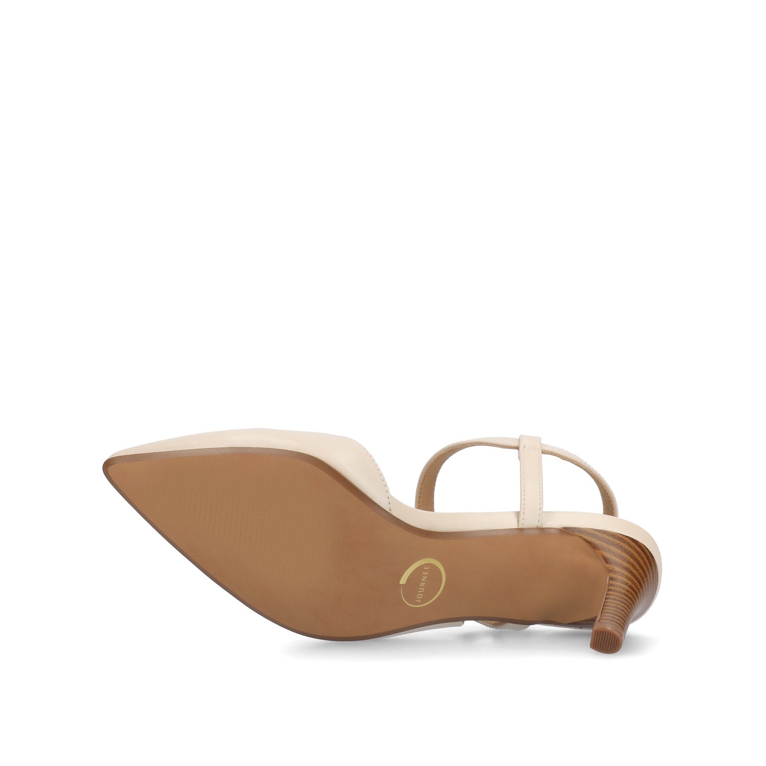 SCIPIO STILETTO PUMP HEELS IN WIDE - Bone PU