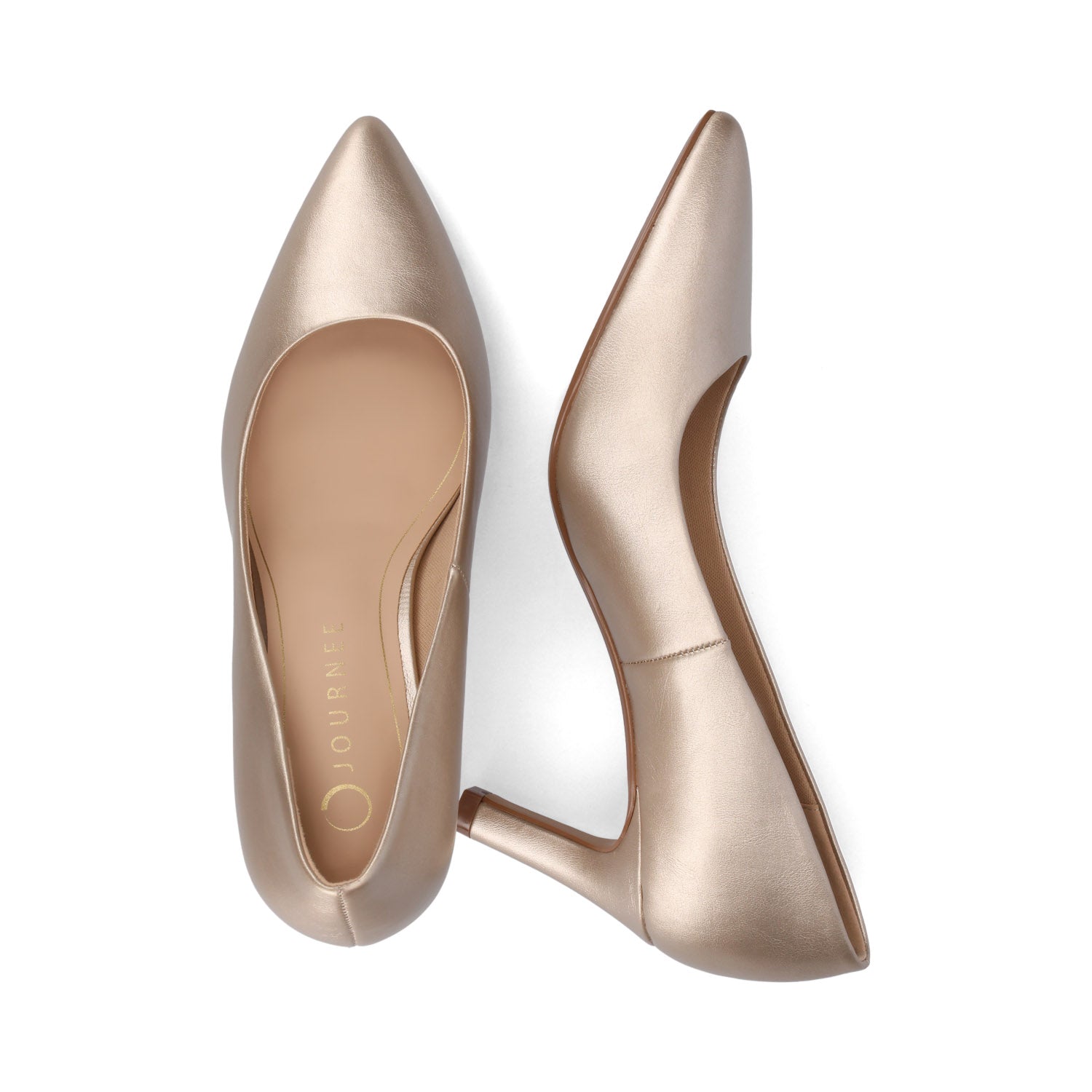 SCYLEE STILETTO PUMP HEELS IN VEGAN LEATHER