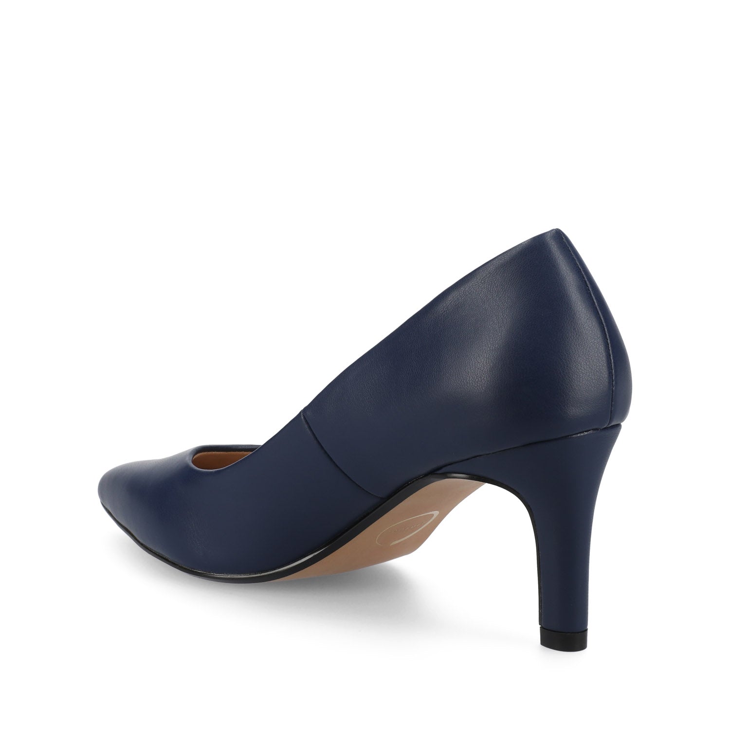 SCYLEE STILETTO PUMP HEELS IN VEGAN LEATHER