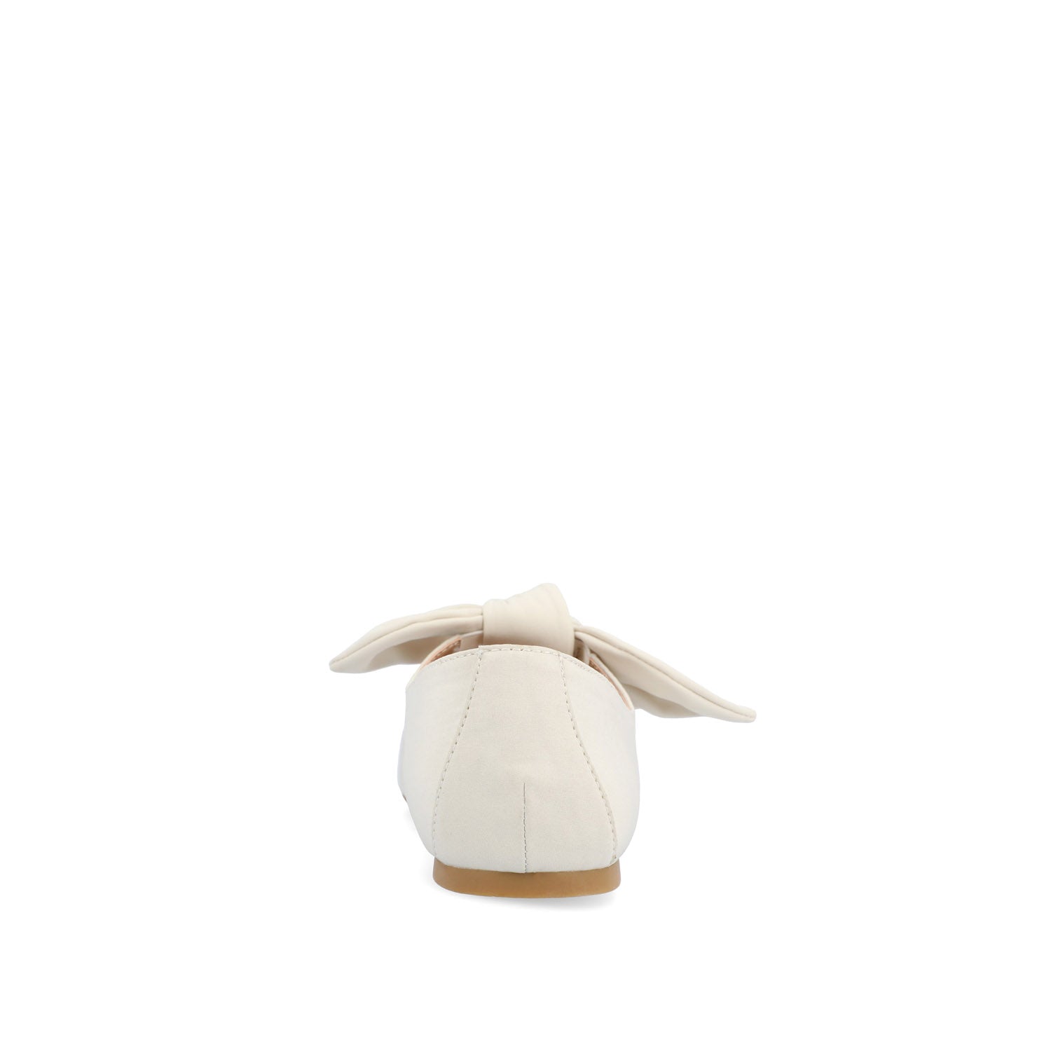 SERALINN BALLET MARY JANE FLATS IN FABRIC - Beige