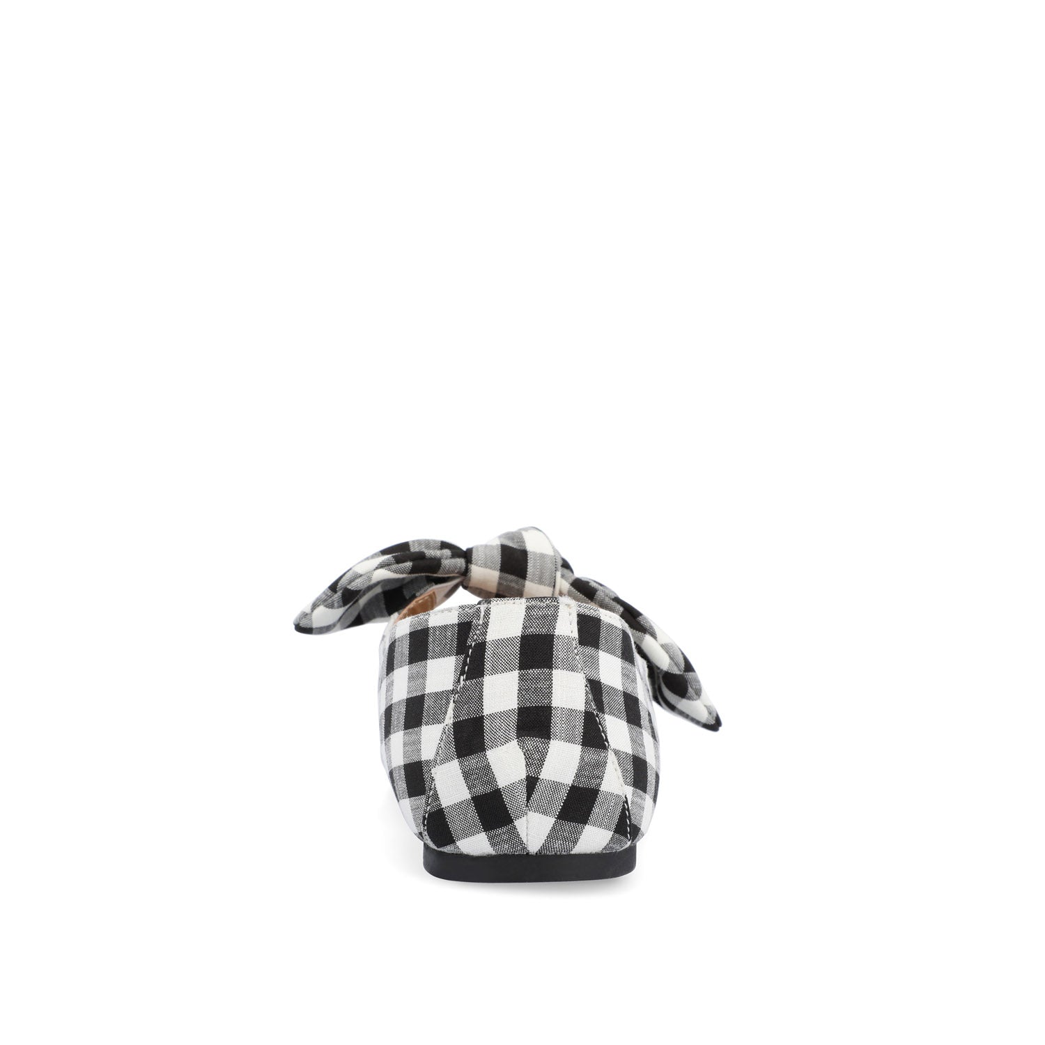 SERALINN BALLET MARY JANE FLATS IN FABRIC - Black Plaid 2