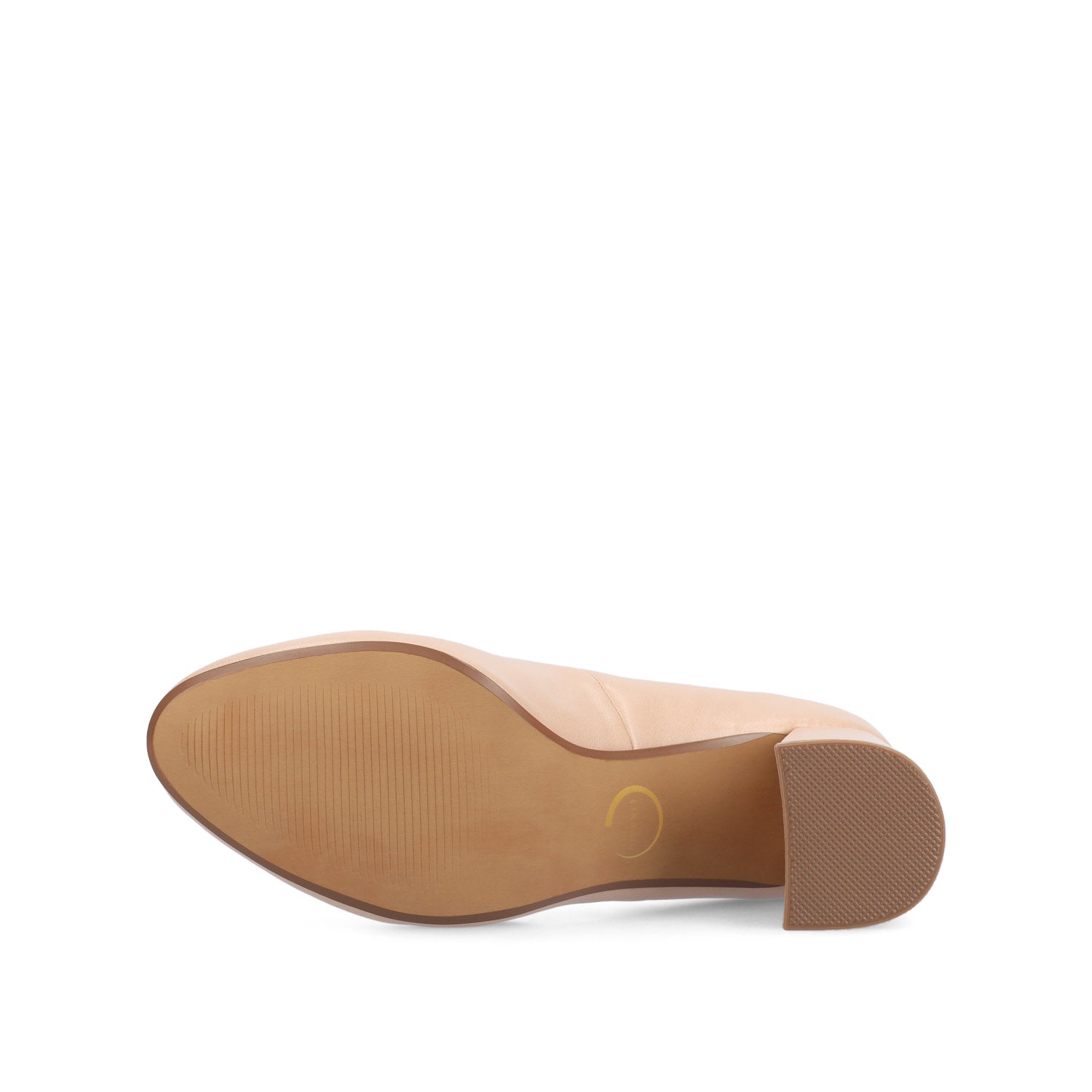 SERAPHINA BLOCK PUMP HEELS - Blush PU