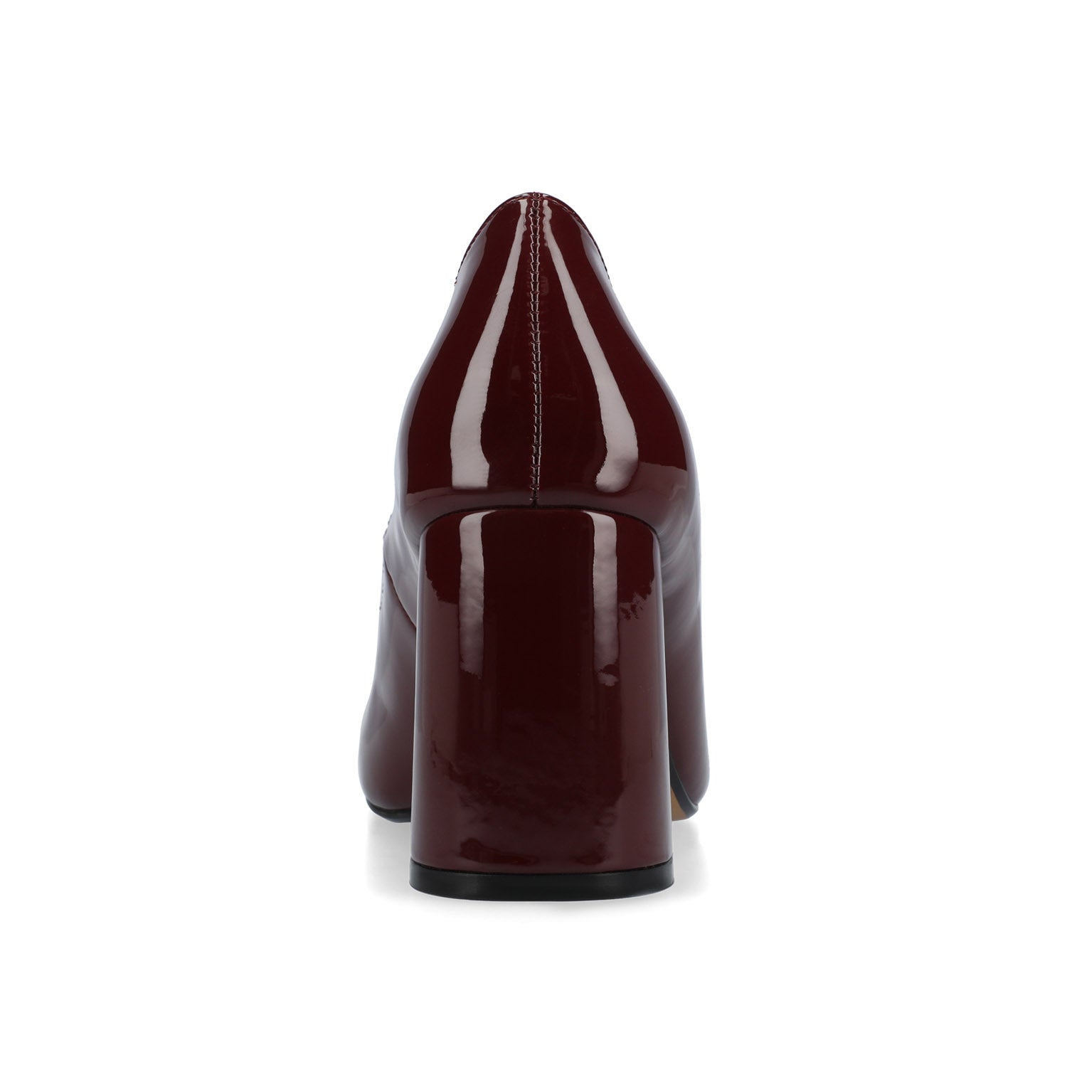 SERAPHINA BLOCK HEEL PUMPS - Oxblood
