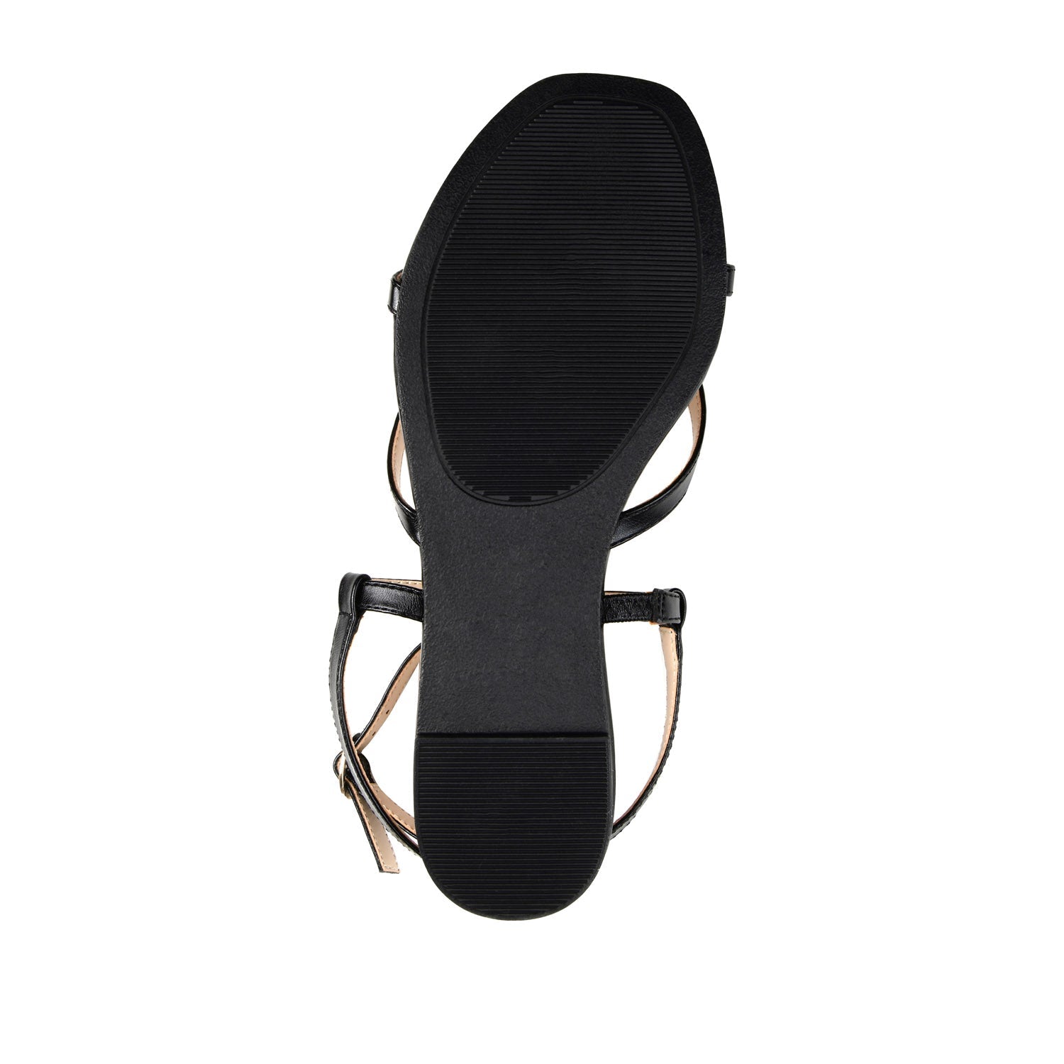 SERISSA CRISSCROSS SANDAL IN VEGAN LEATHER - Black