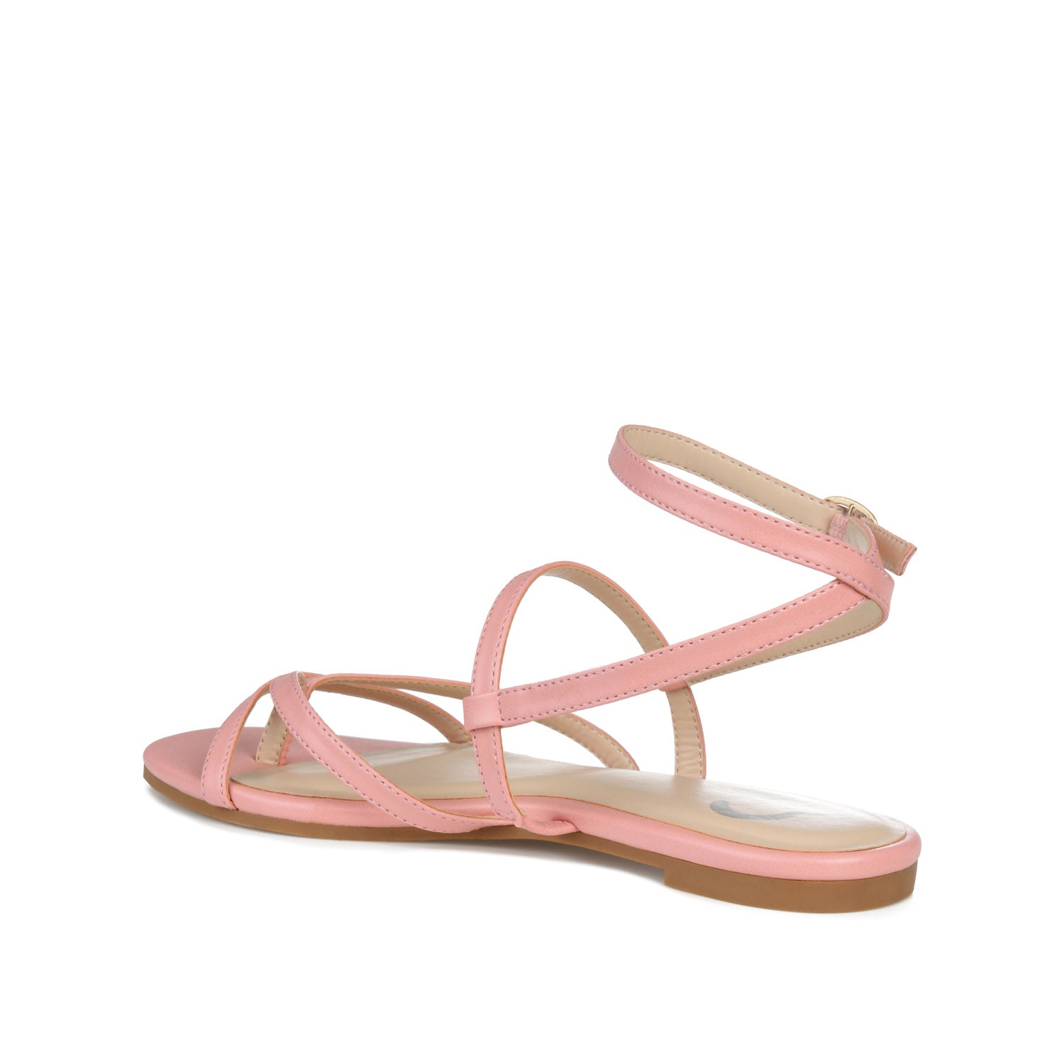 SERISSA CRISSCROSS SANDAL IN VEGAN LEATHER - Pink