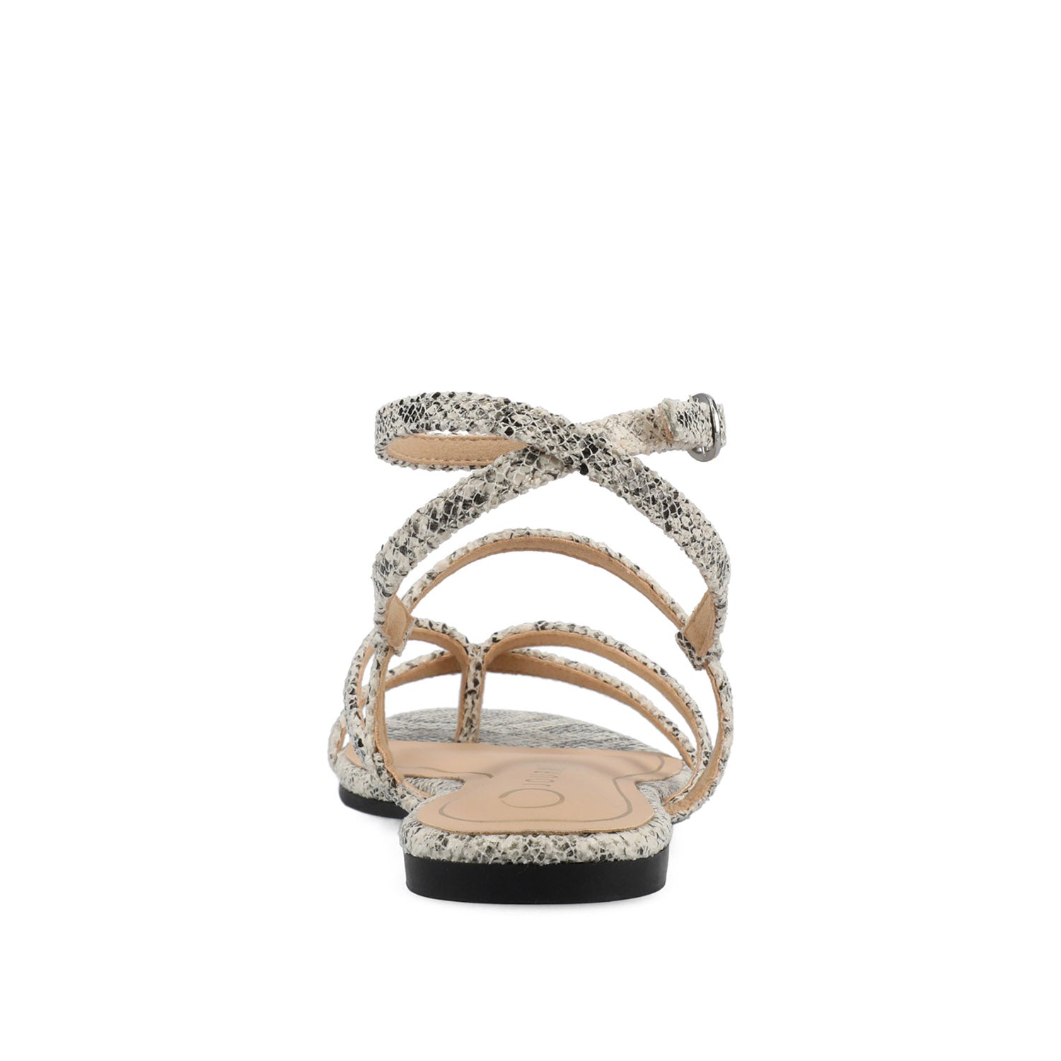 SERISSA CRISSCROSS SANDAL IN VEGAN LEATHER - Snake