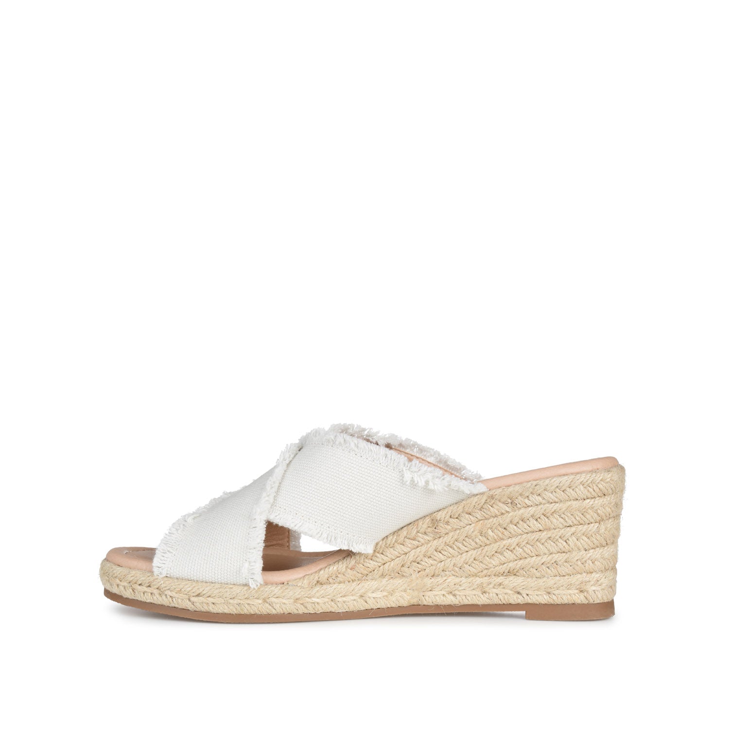 SHANNI ESPADRILLE WEDGE HEELED SANDALS - Grey