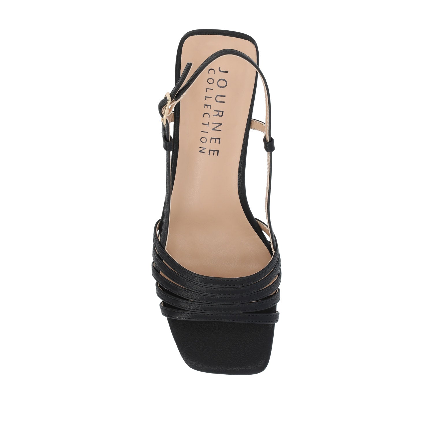 SHAYANA STRAPPY HEELS IN VEGAN LEATHER IN WIDE