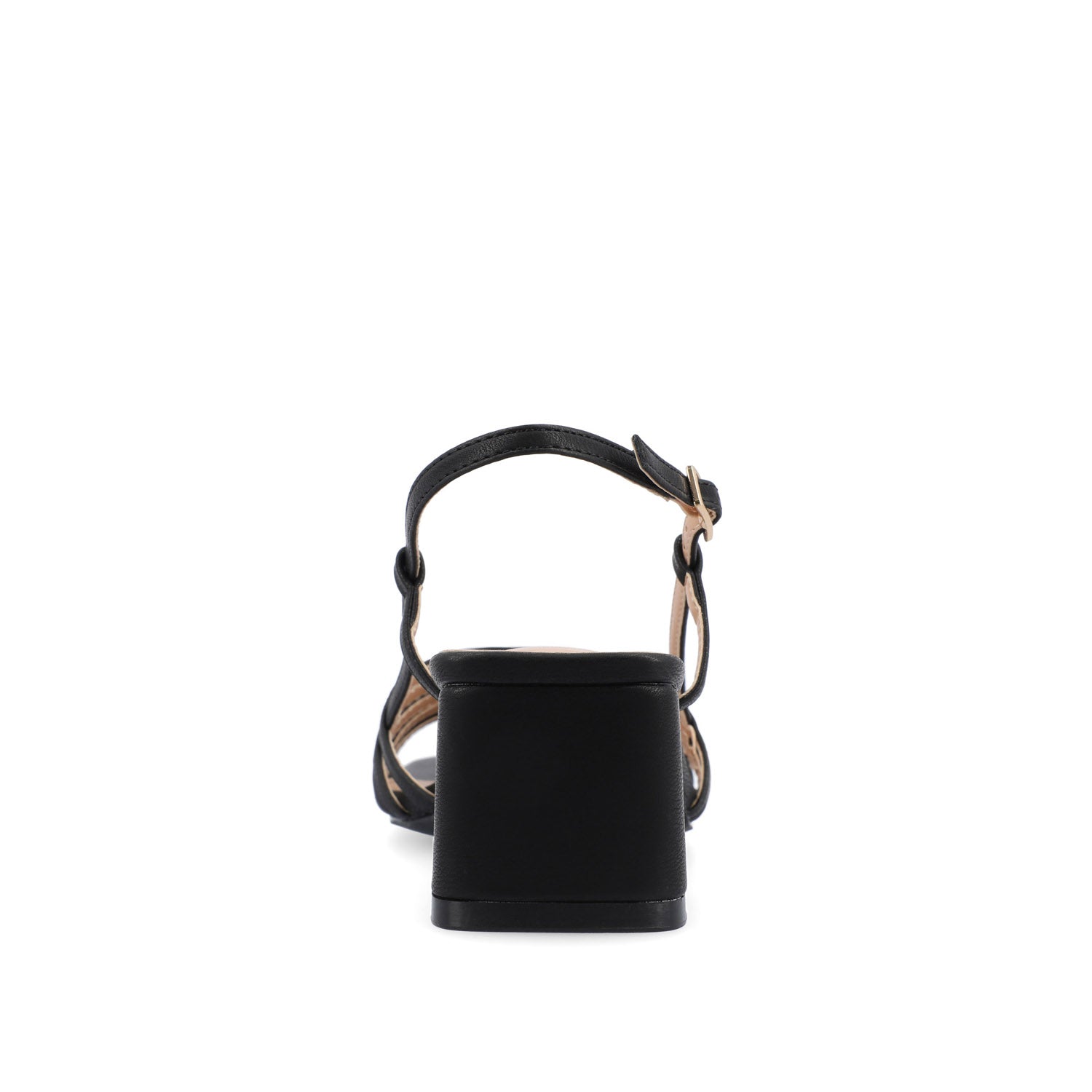 SHAYANA STRAPPY HEELS IN VEGAN LEATHER IN WIDE