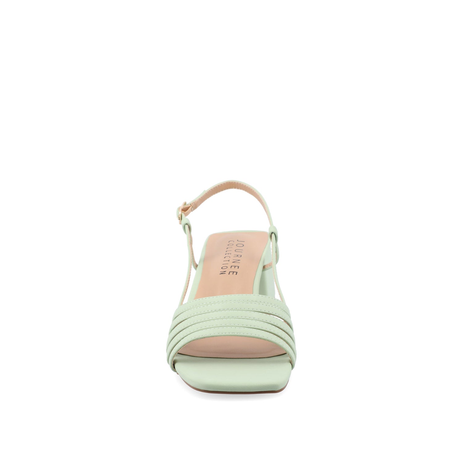 SHAYANA STRAPPY HEELS IN VEGAN LEATHER - Green