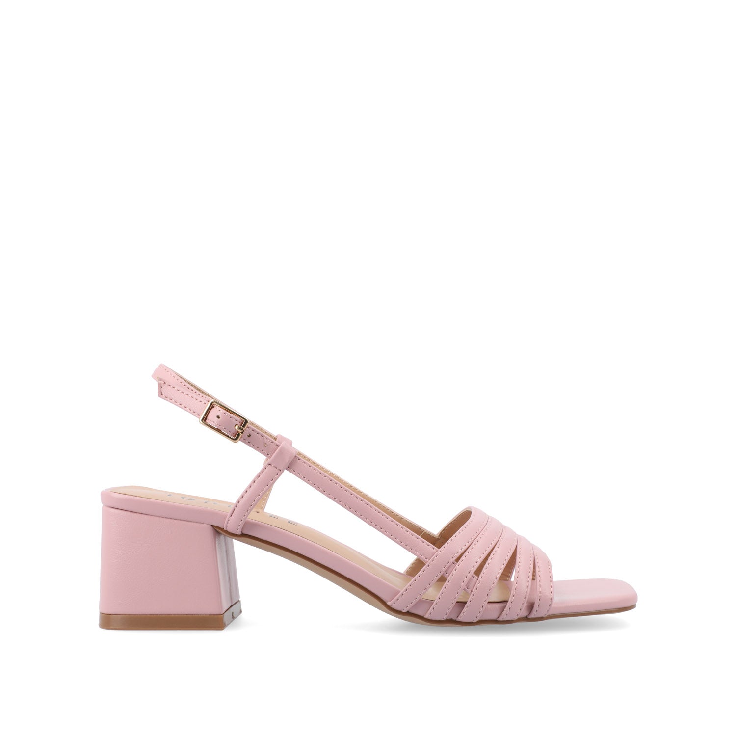 SHAYANA STRAPPY HEELS IN VEGAN LEATHER