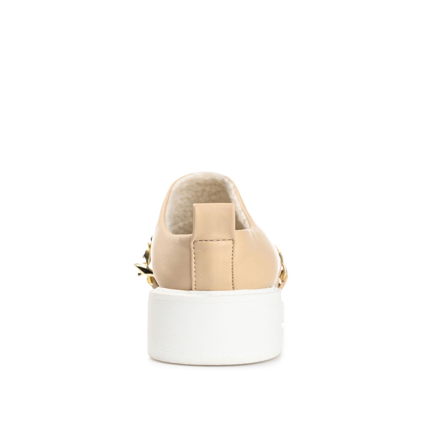 SHEAH LOAFER CLOGS IN VEGAN LEATHER - Tan