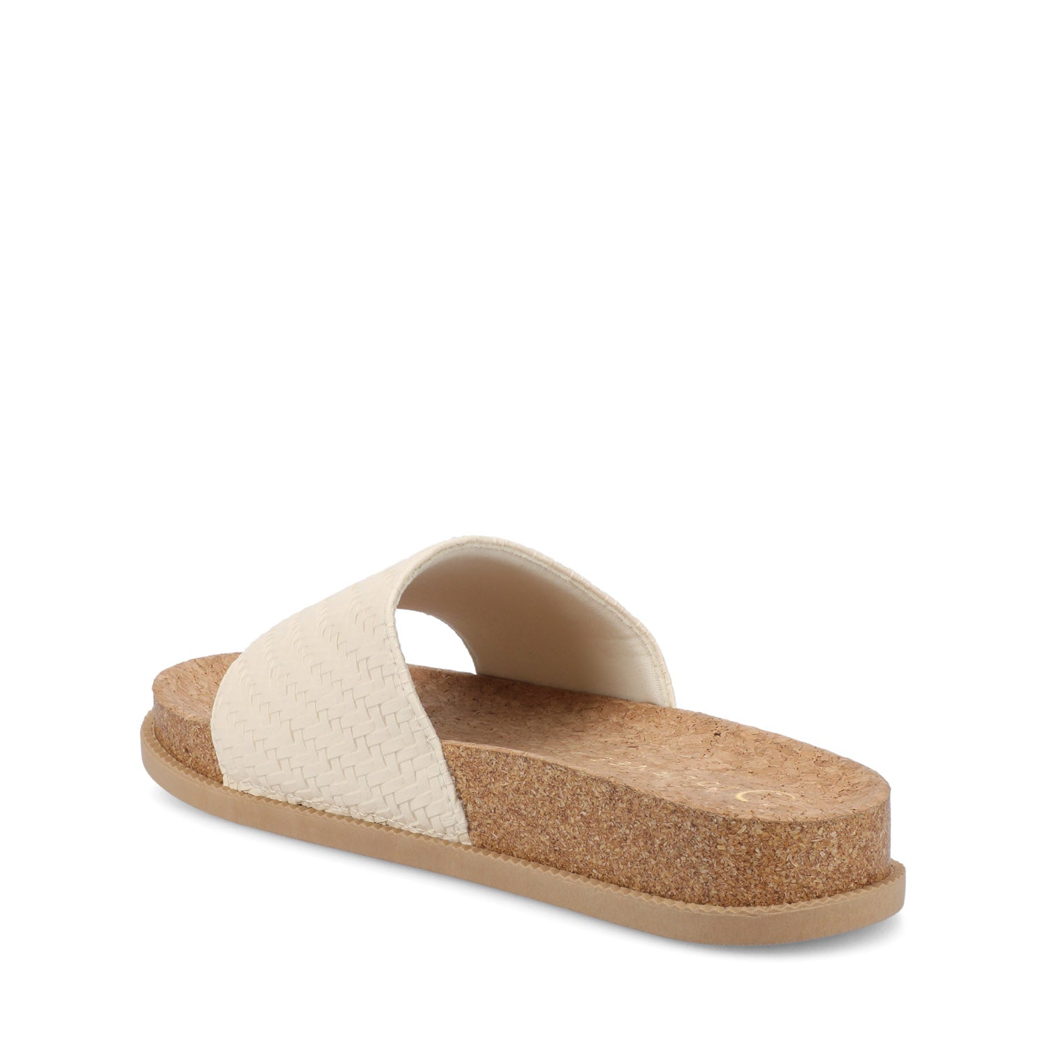 SHEENA SLIP ON BEACH SANDALS - Beige