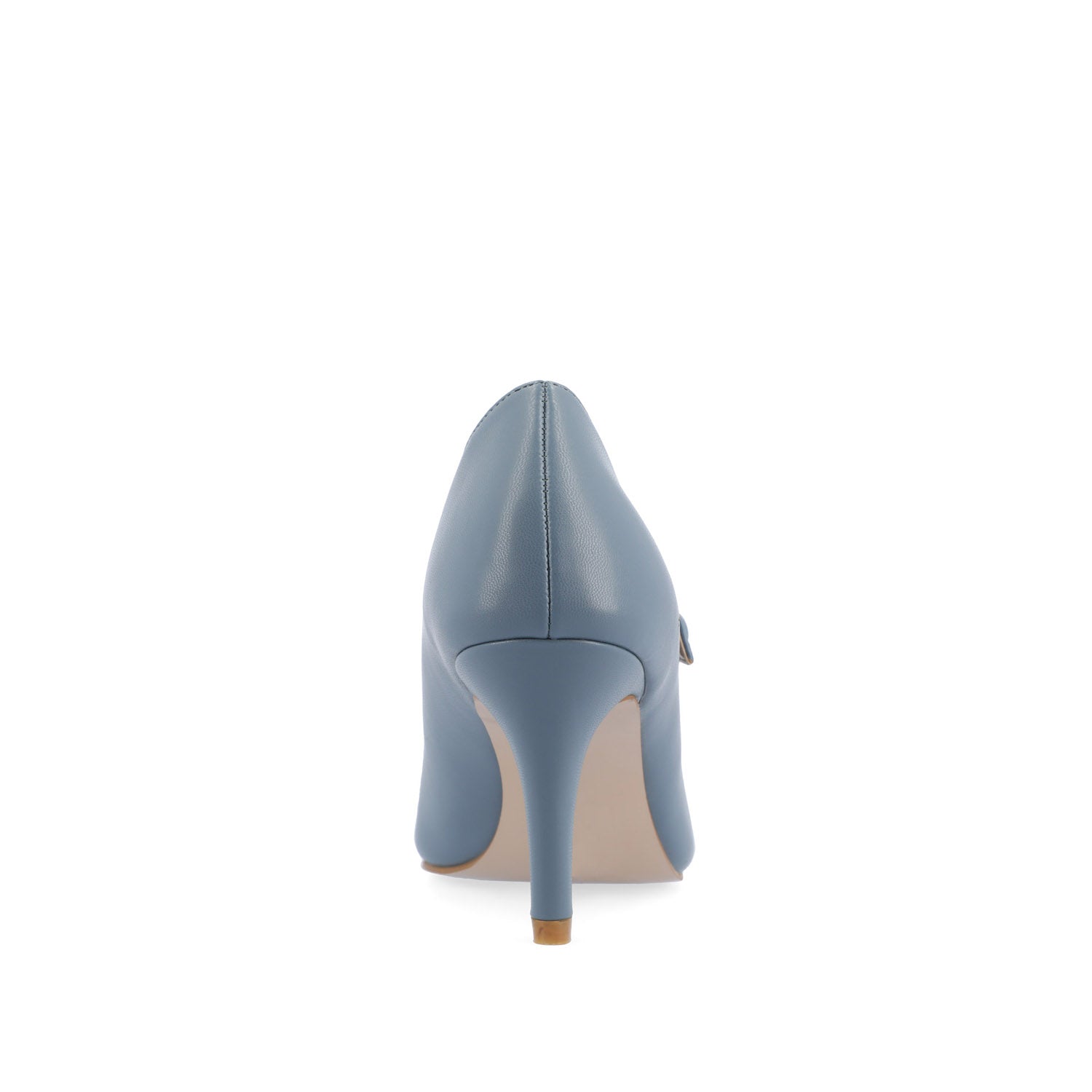 SIDNEY STILETTO PUMP HEELS IN VEGAN LEATHER