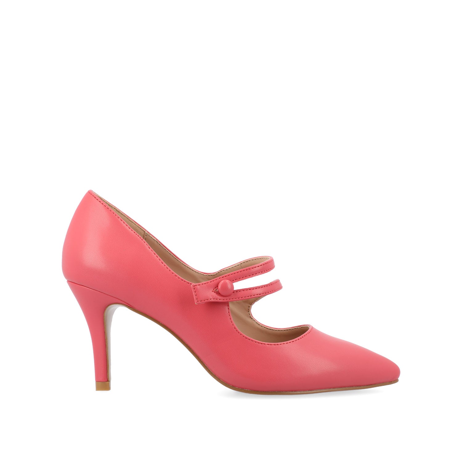 SIDNEY STILETTO PUMP HEELS IN VEGAN LEATHER