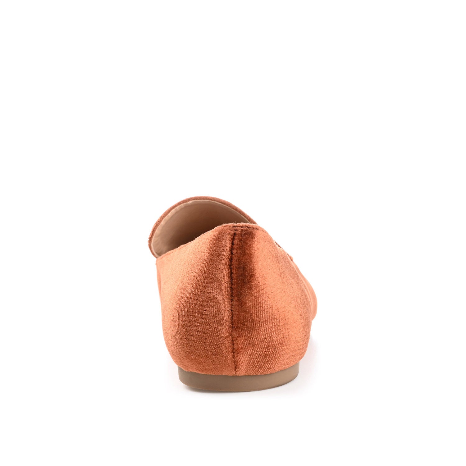 SILAS SQUARE TOE LOAFER IN VELVET - Brown