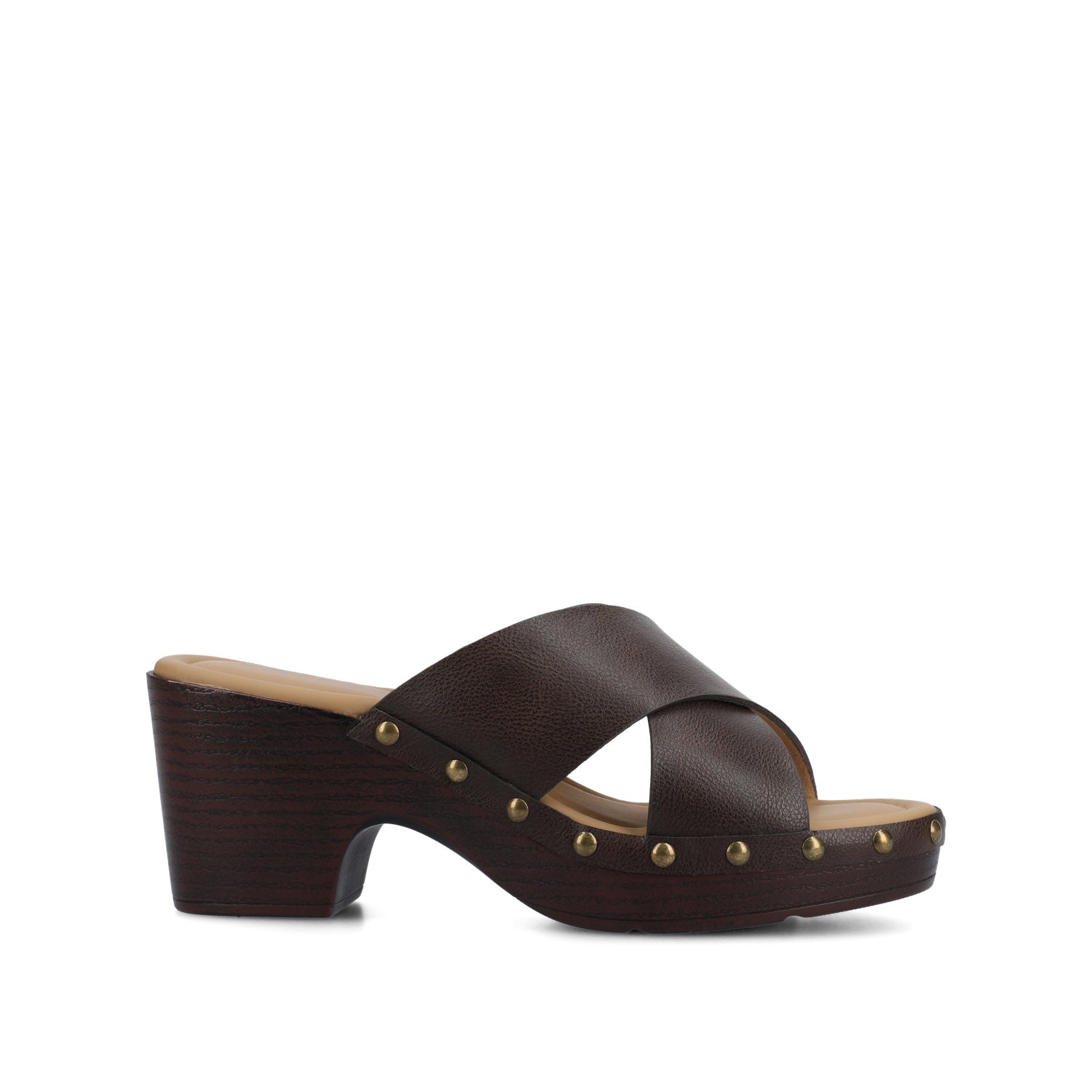 SILVANA CLOG SANDALS - Chocolate