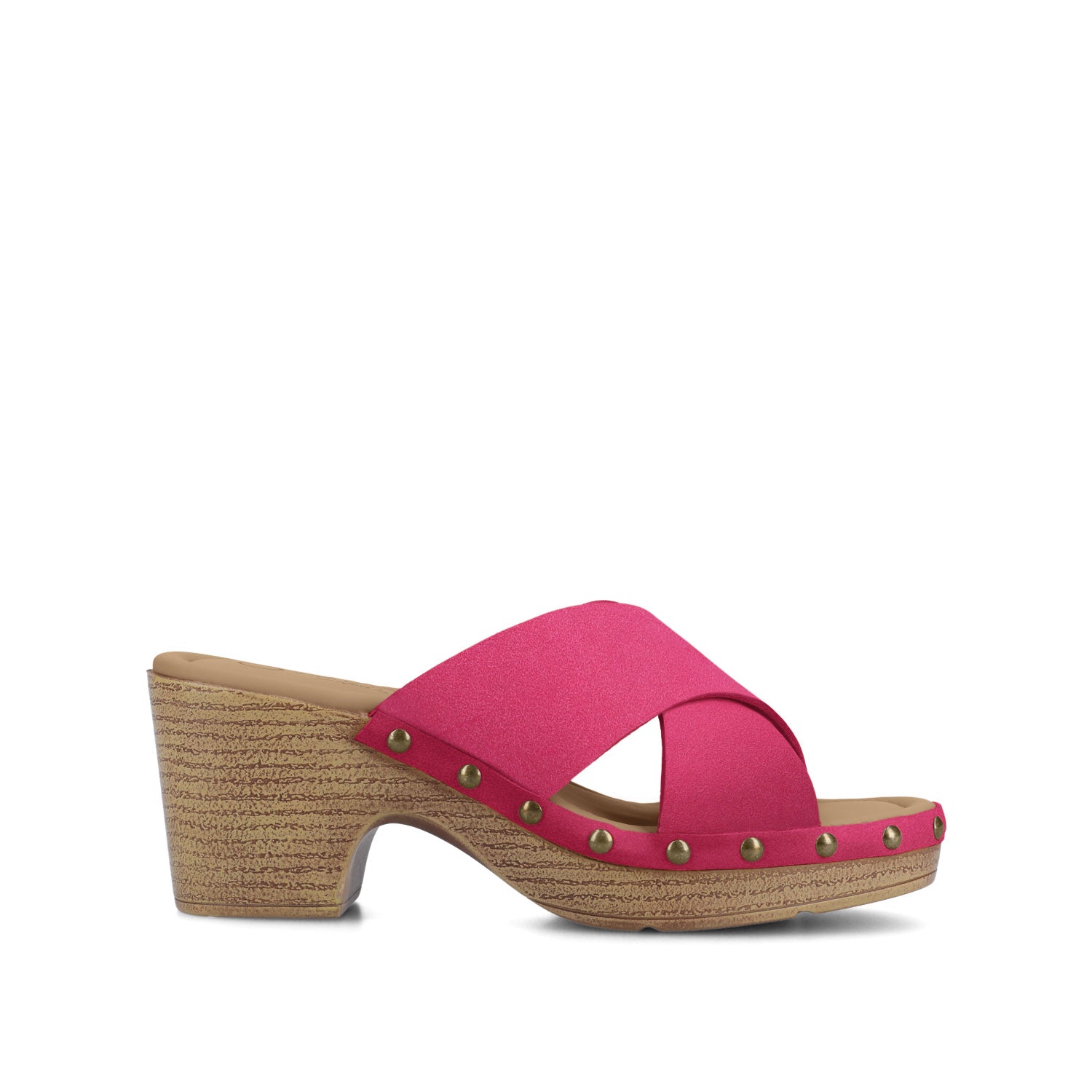 SILVANA CLOG SANDALS - Hot Pink