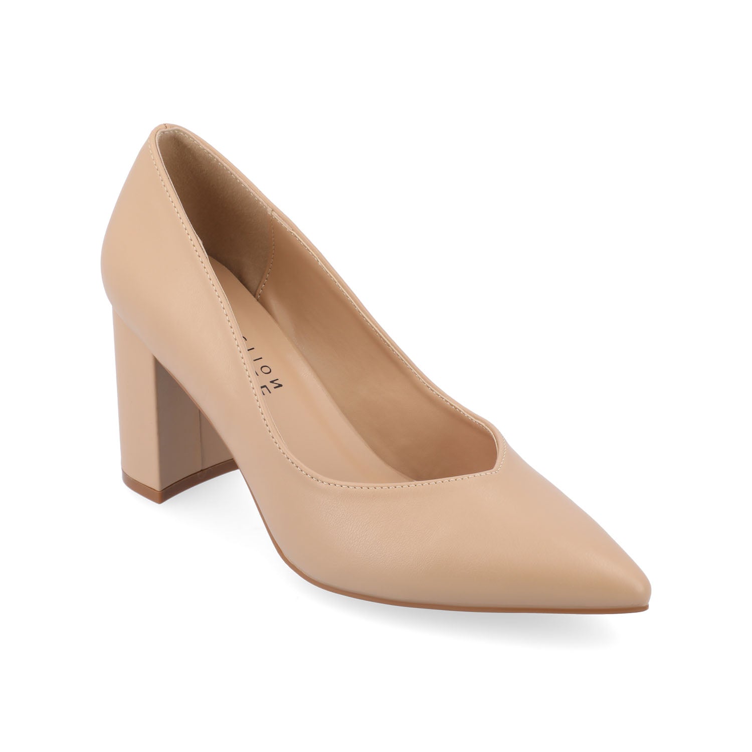 SIMONNE COOL SHADE PUMP HEELS IN WIDE - Almond