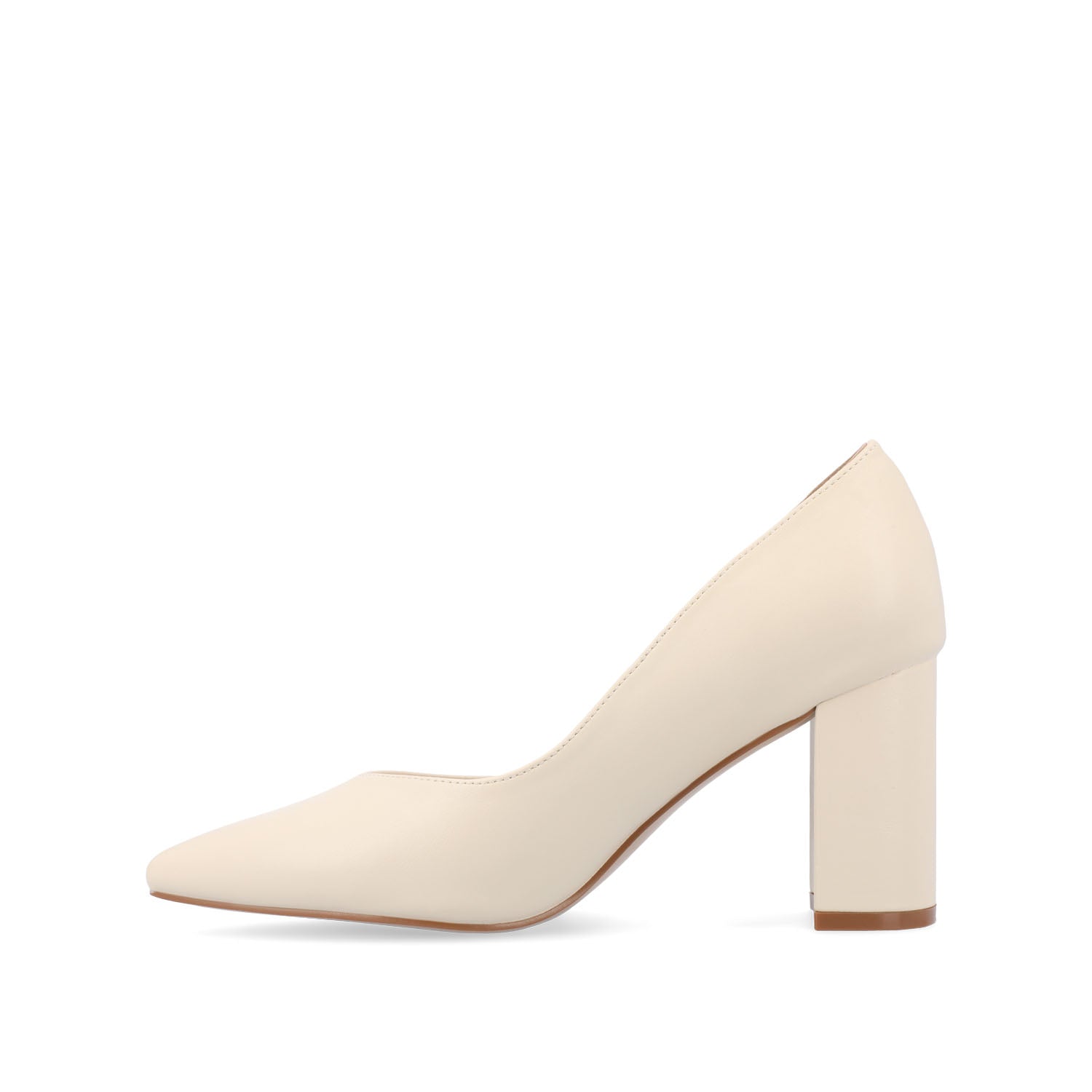 SIMONNE WARM SHADE PUMP HEELS IN WIDE - Cream
