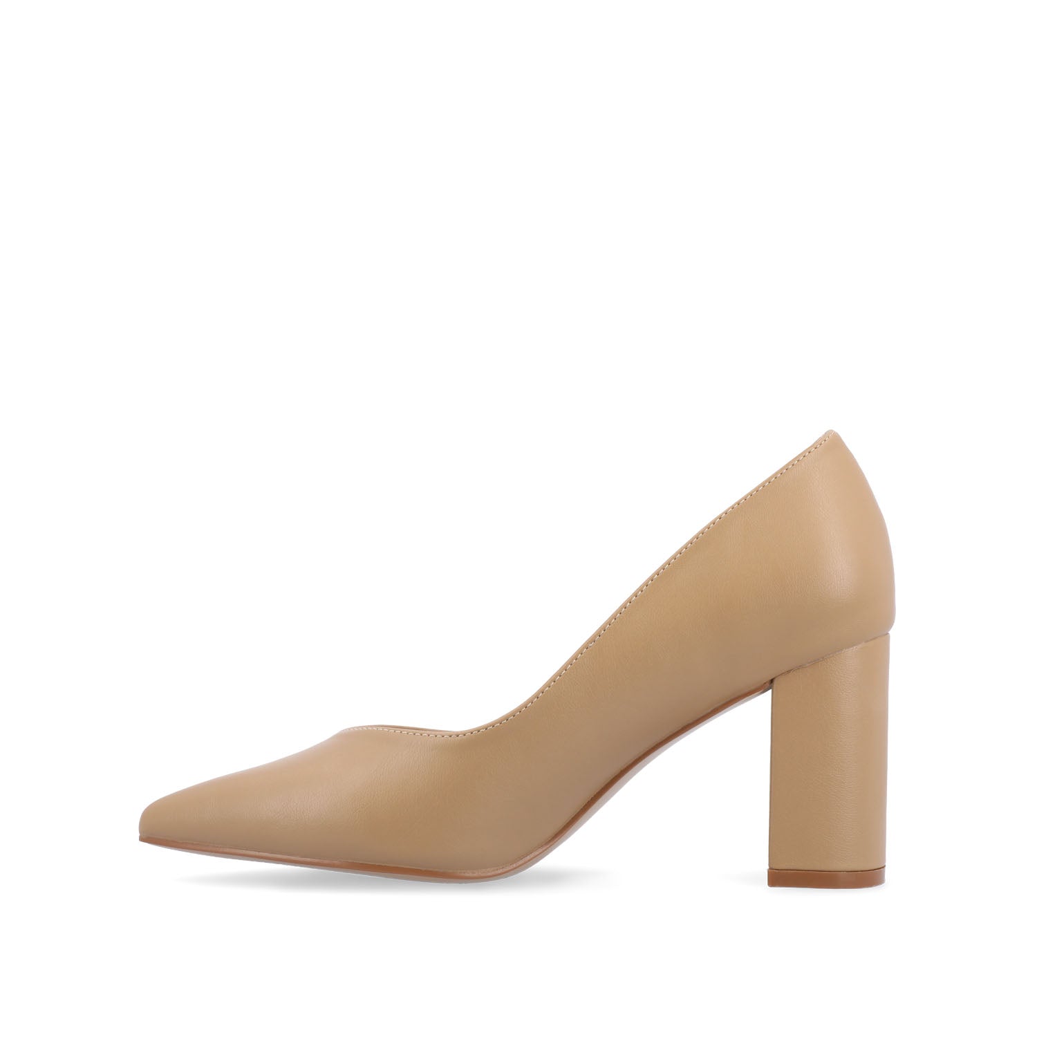 SIMONNE PUMP HEELS IN WARM SHADES - Honey